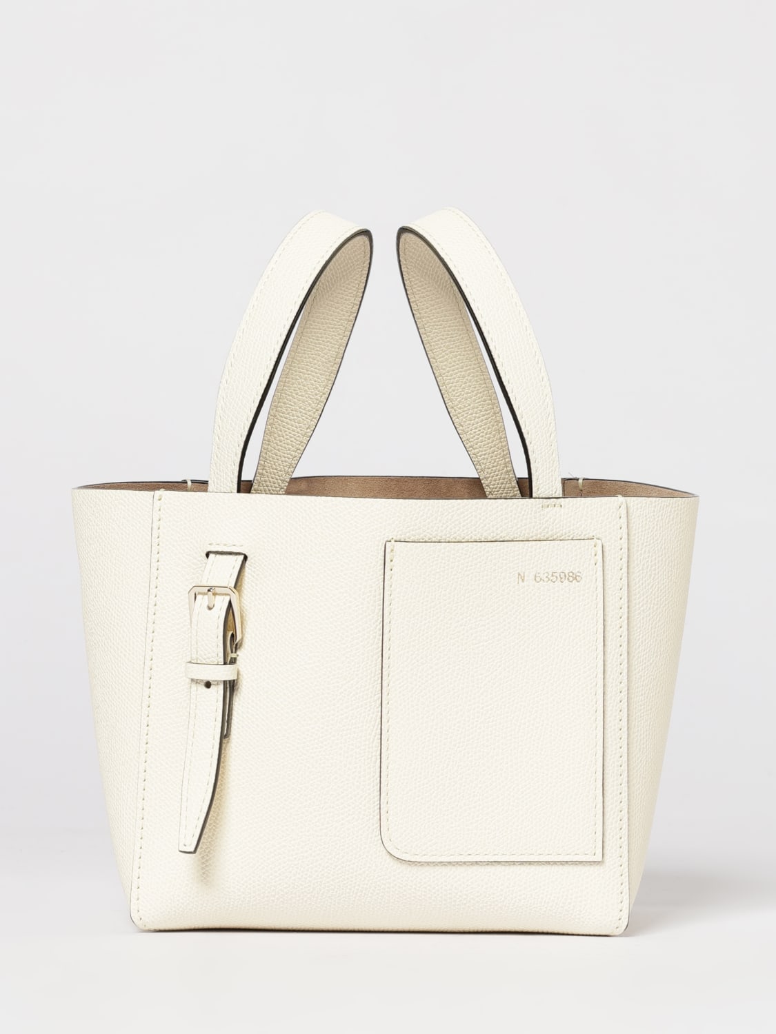 VALEXTRA SHOULDER BAG: Shoulder bag woman Valextra, White - Img 1