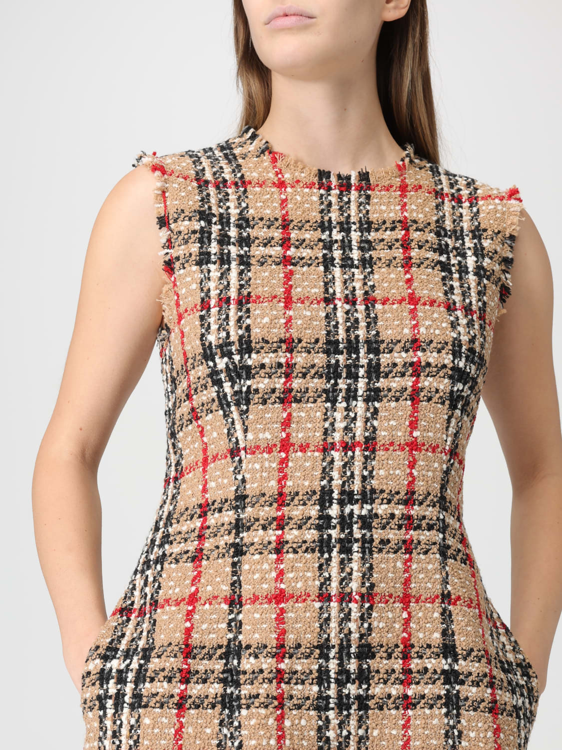 BURBERRY VESTIDO: Vestido mujer Burberry, Arena - Img 4