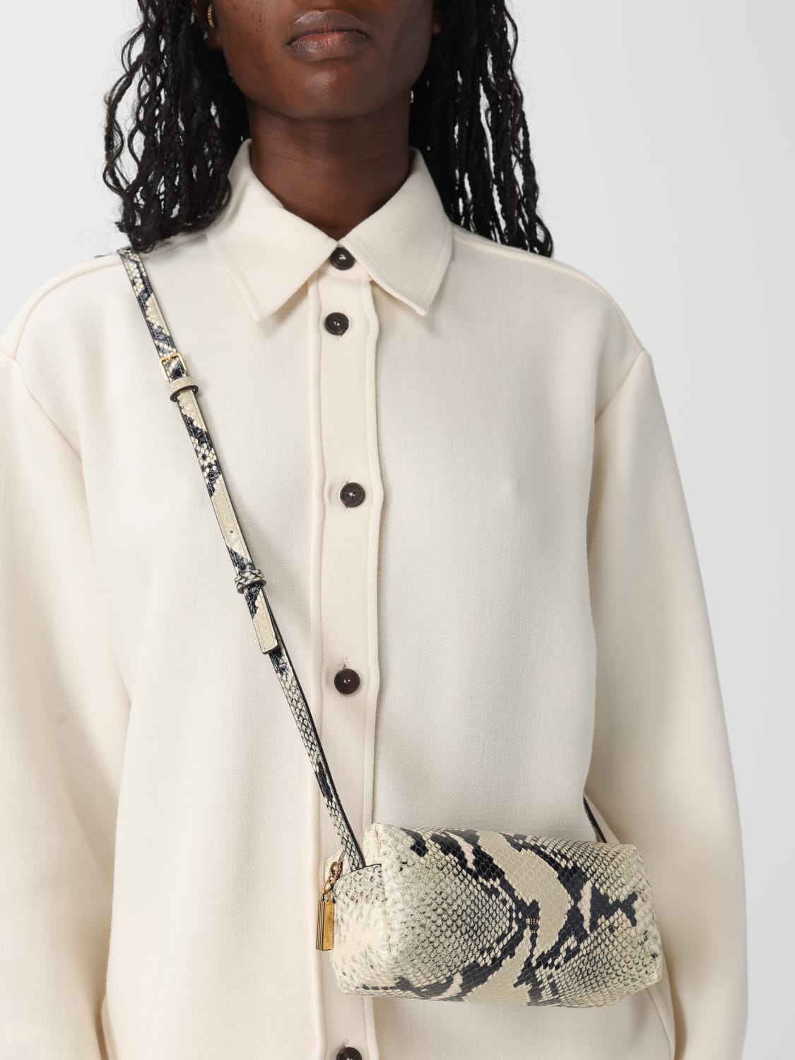 KHAITE UMHÄNGETASCHE: Schultertasche damen Khaite, Beige - Img 2