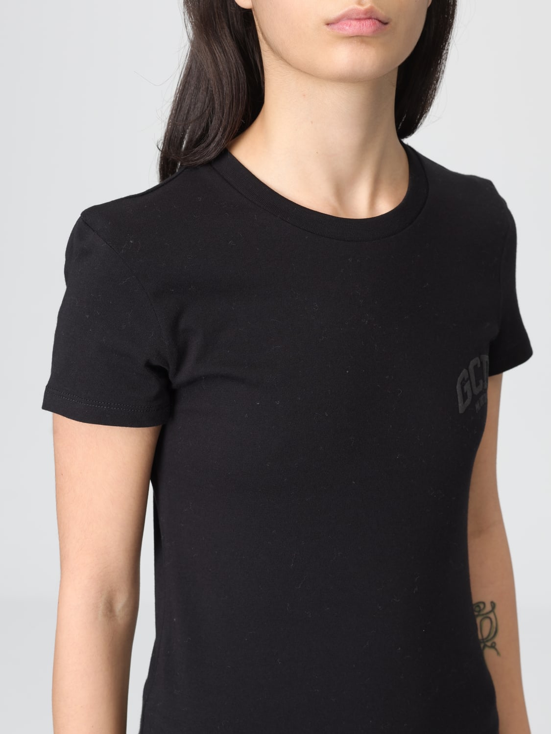 GCDS T-SHIRT: T-shirt femme GCDS, Noir - Img 3