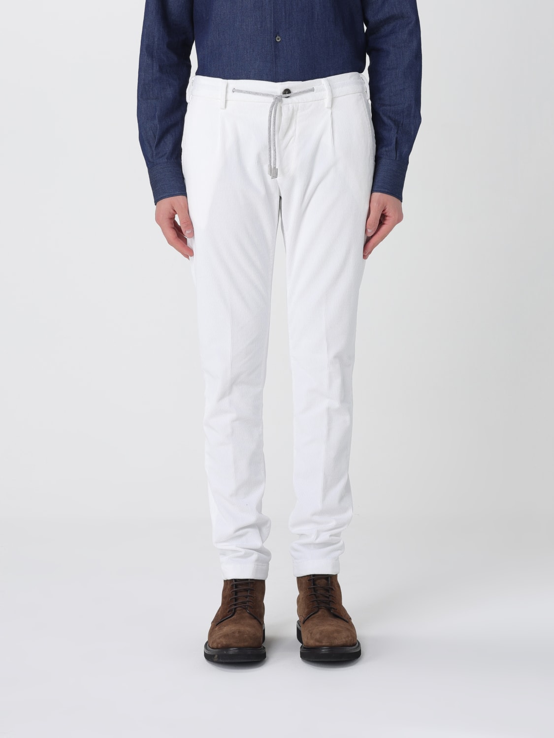 ELEVENTY PANTS: Pants men Eleventy, White - Img 1
