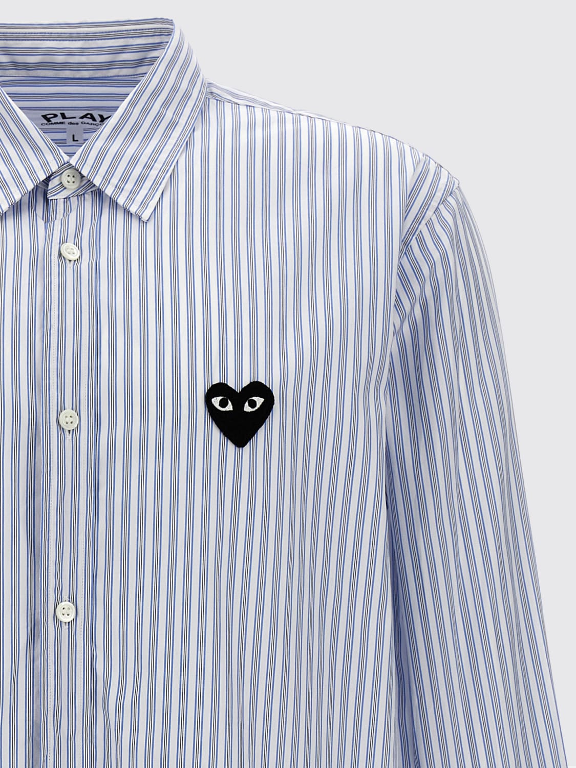 COMME DES GARÇONS PLAY SHIRT: Shirt men Comme Des Garçons Play, Blue - Img 3