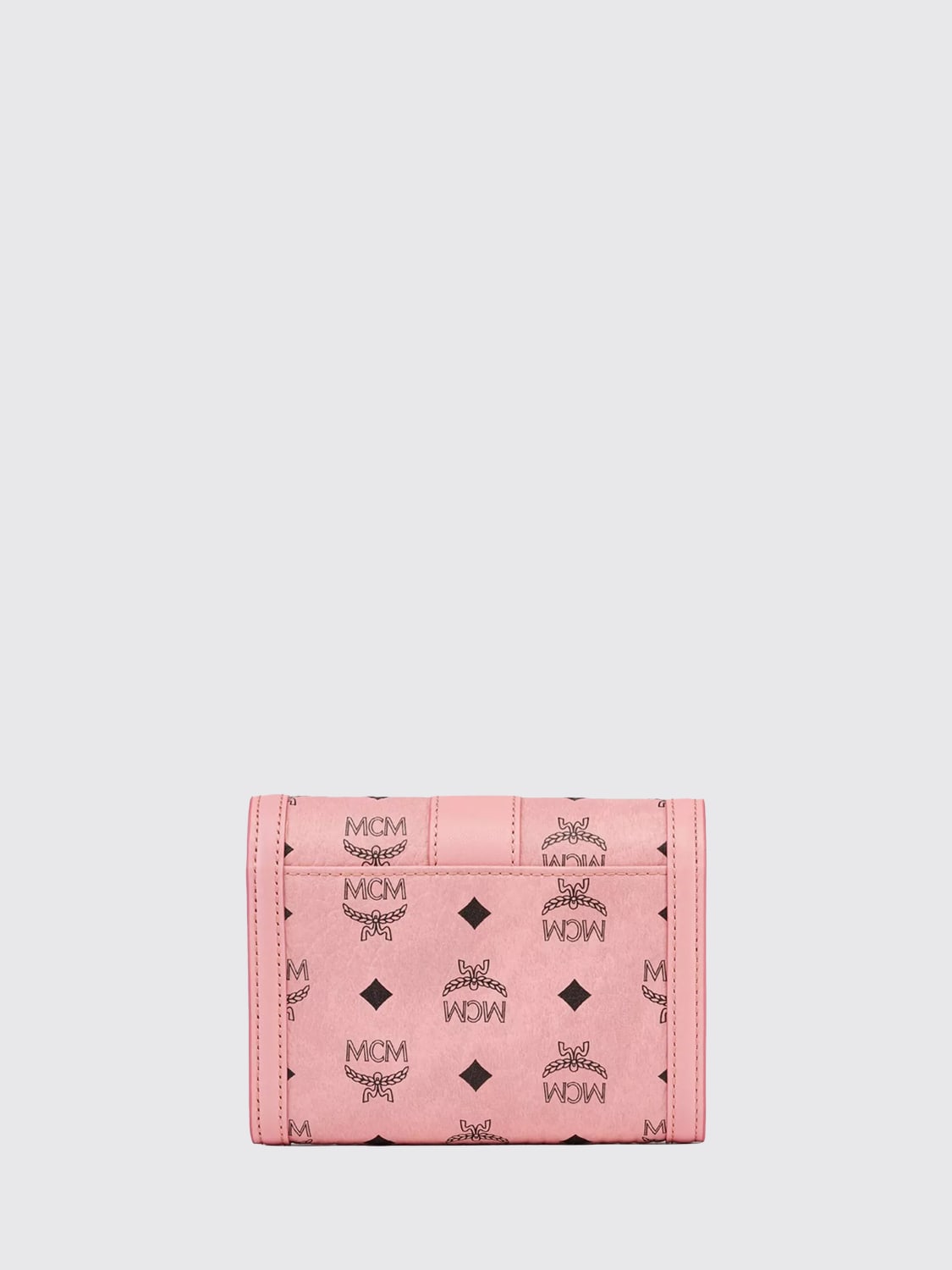 MCM WALLET: Wallet woman Mcm, Pink - Img 2