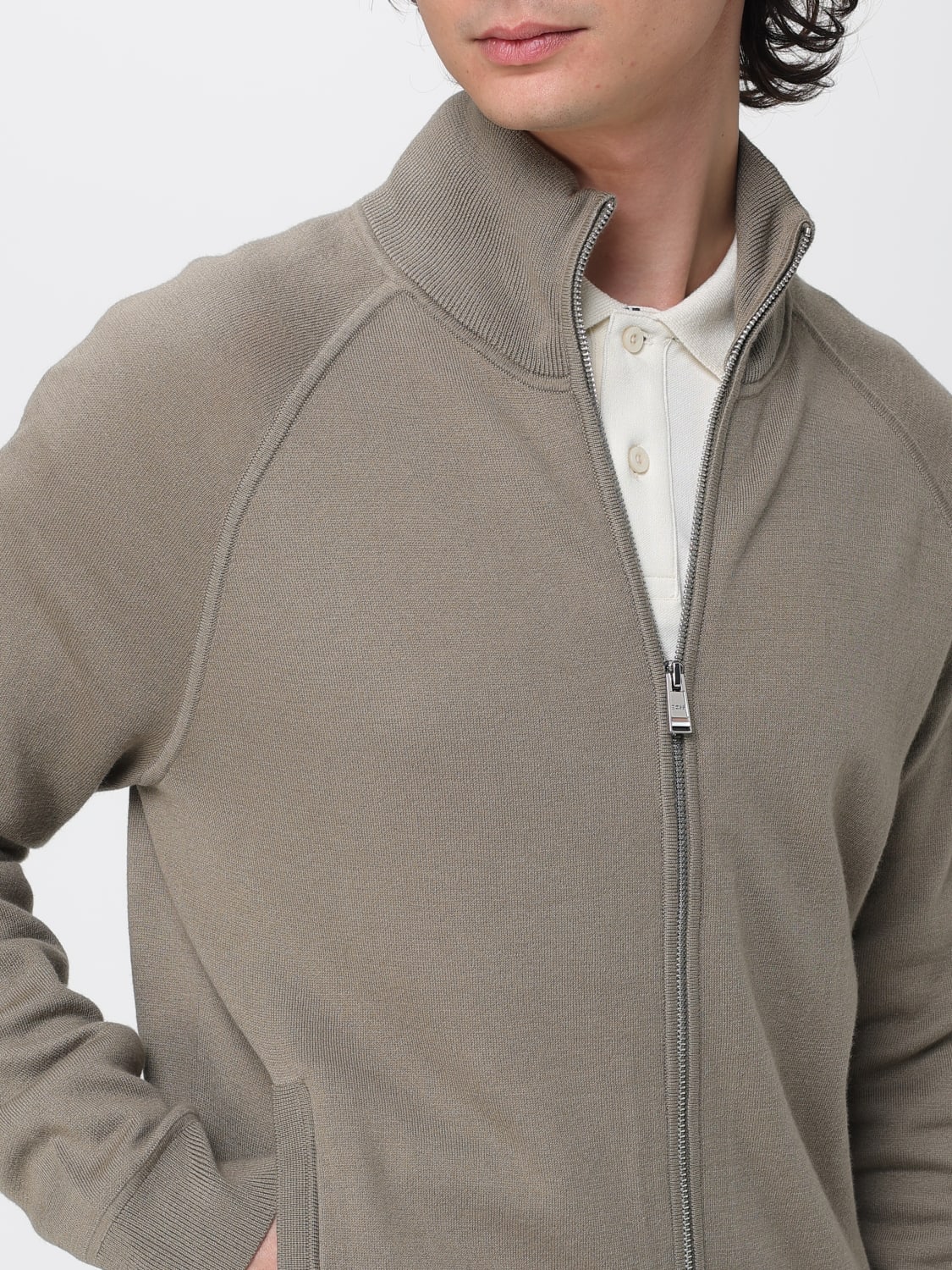 BOSS 毛衣: 毛衣 男士 Boss, 棕色 - Img 4