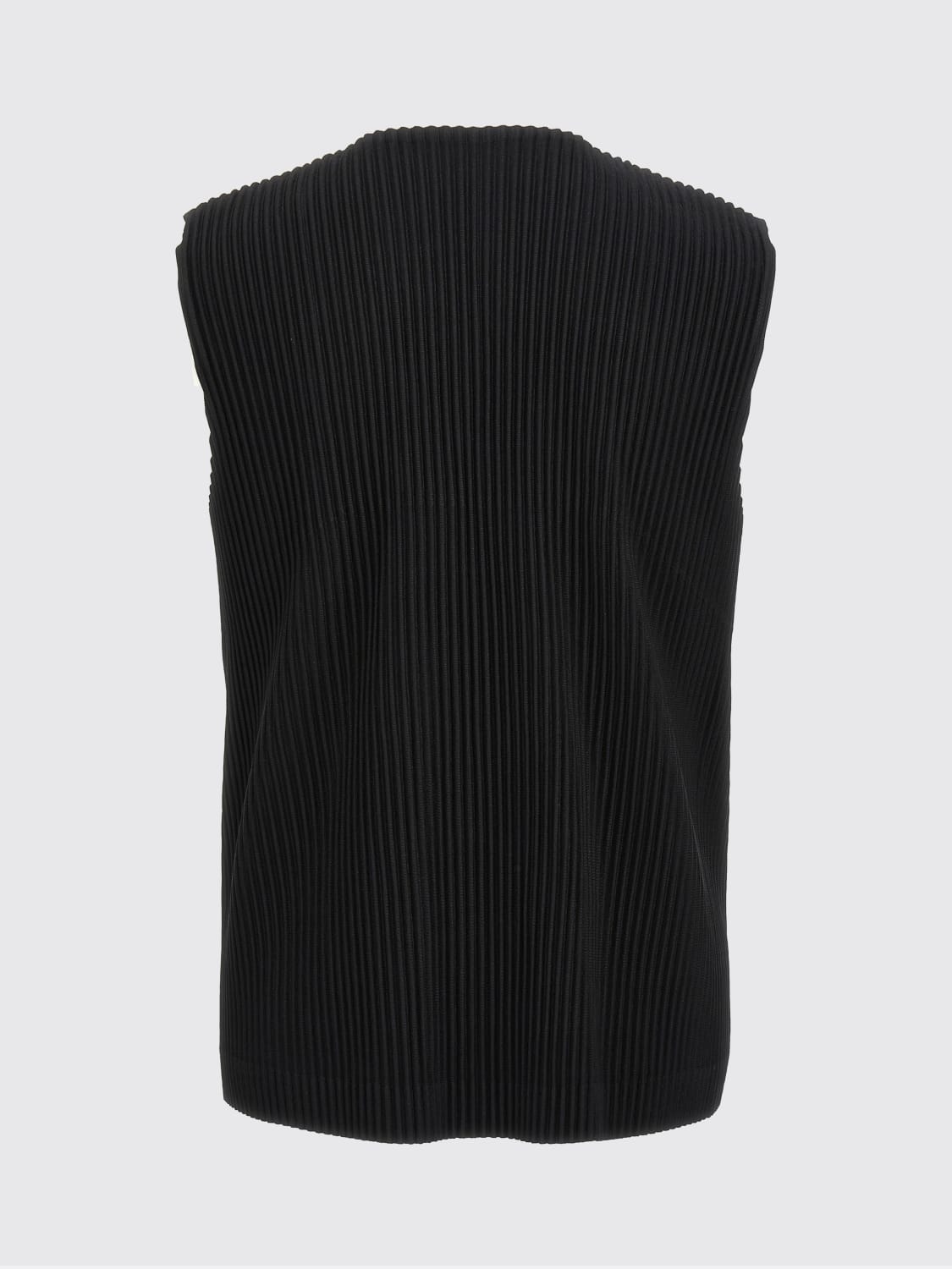 HOMME PLISSE' ISSEY MIYAKE SUIT VEST: Suit vest men Homme Plisse' Issey Miyake, Black - Img 2