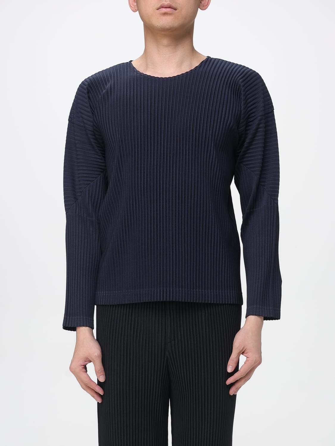 HOMME PLISSE' ISSEY MIYAKE T-SHIRT: T-shirt men Homme Plisse' Issey Miyake, Blue - Img 1