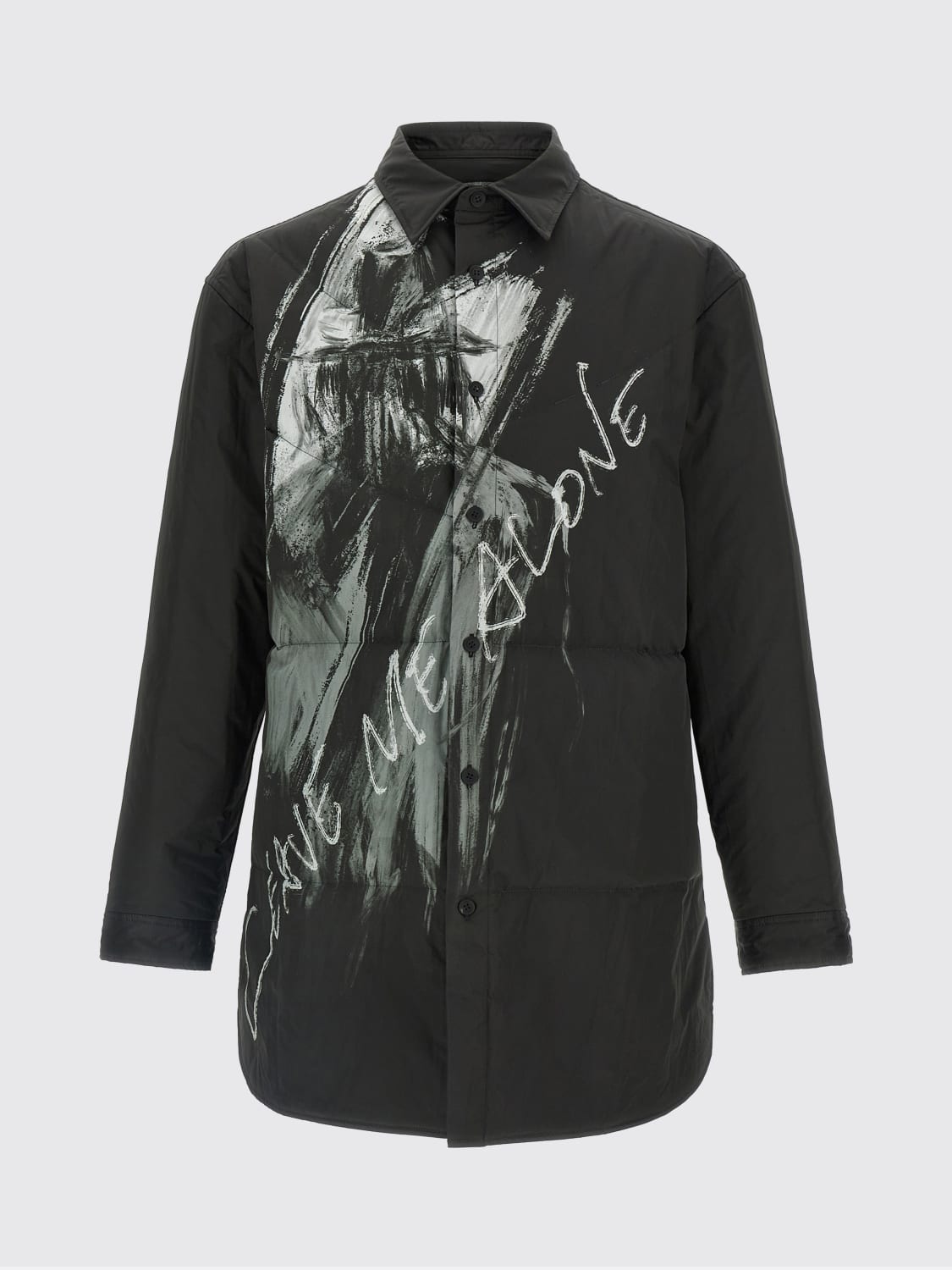 YOHJI YAMAMOTO CHAQUETA: Camisa hombre Yohji Yamamoto, Negro - Img 1