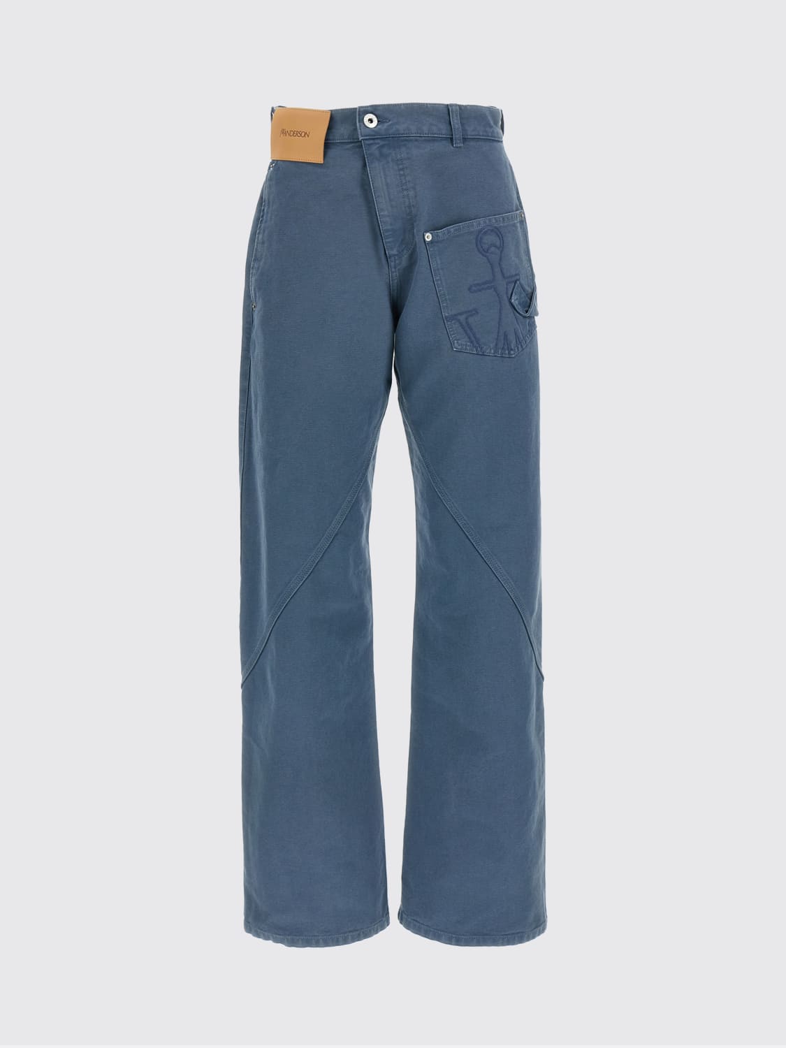 JW ANDERSON PANTALONES: Pantalones mujer Jw Anderson, Azul Oscuro - Img 1
