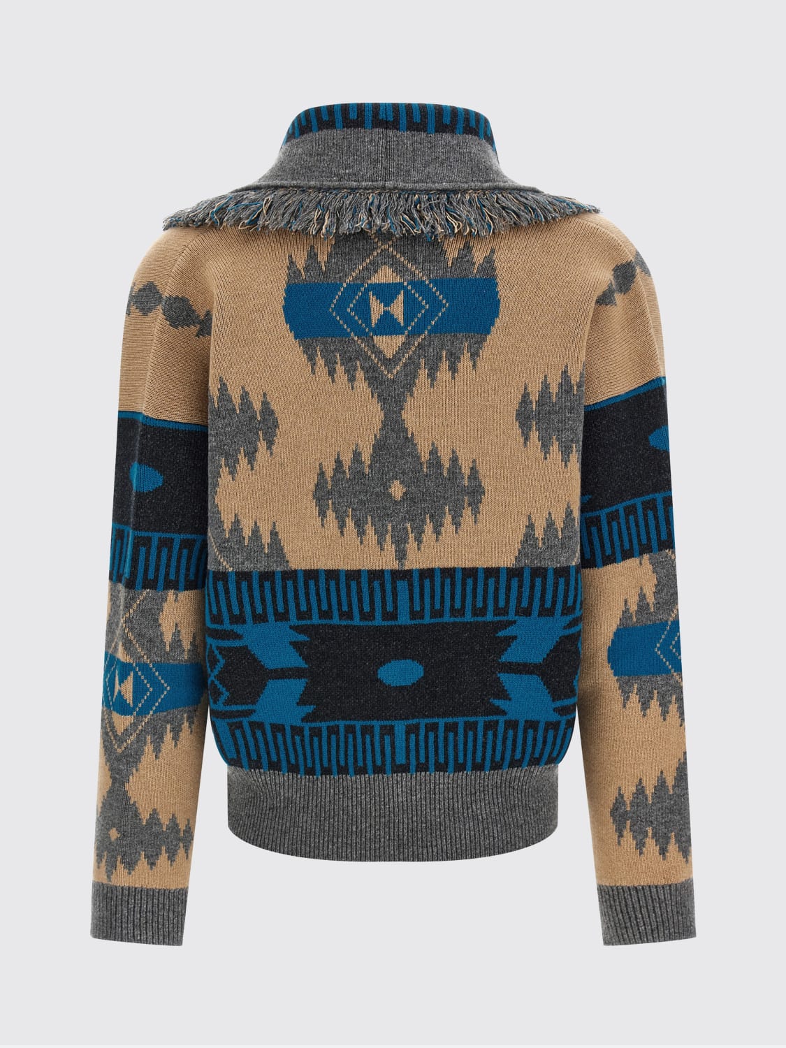 ALANUI MAGLIA: Cardigan di lana vergine e cashmere Alanui, Fantasia - Img 2