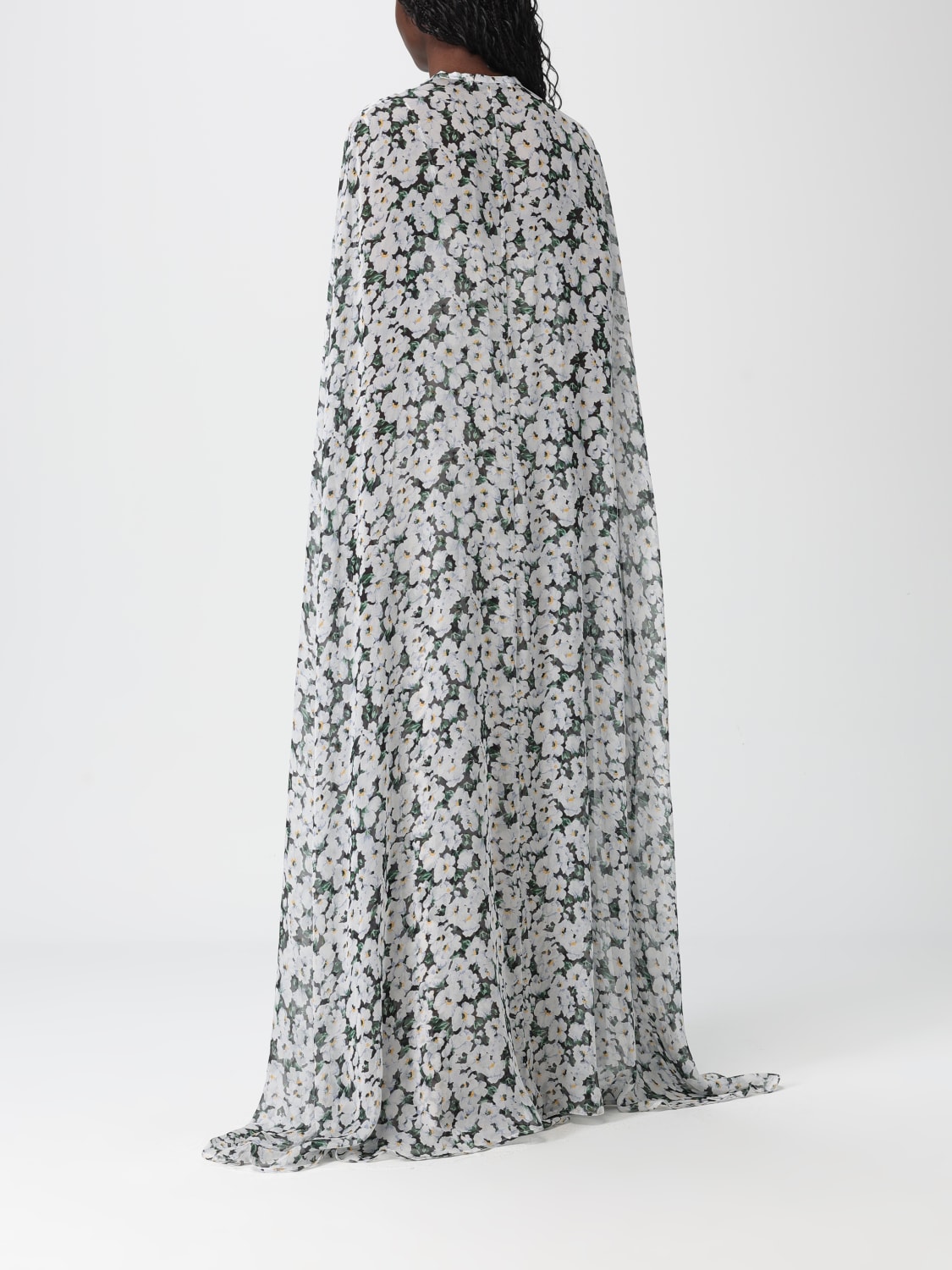 RAQUEL DINIZ GIACCA: Mantella floreale Raquel Diniz, Fantasia - Img 3