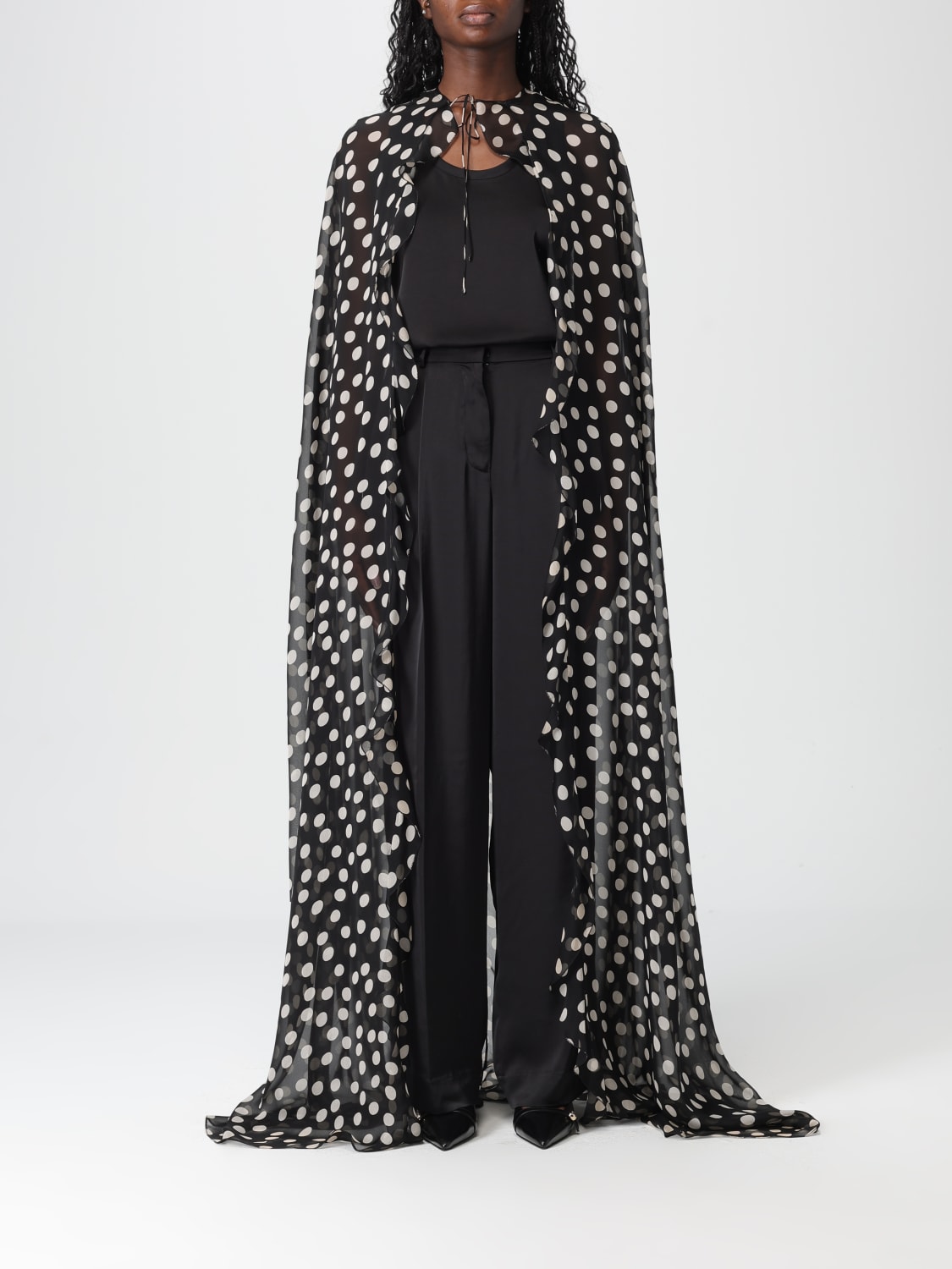 RAQUEL DINIZ JACKE: Mantel damen Raquel Diniz, Schwarz - Img 1