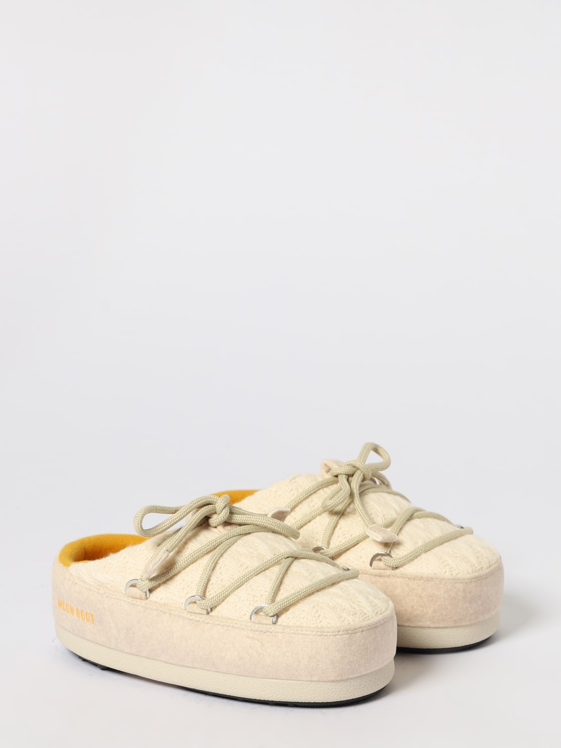 MOON BOOT FLAT SHOES: Boots woman Moon Boot, Sand - Img 2