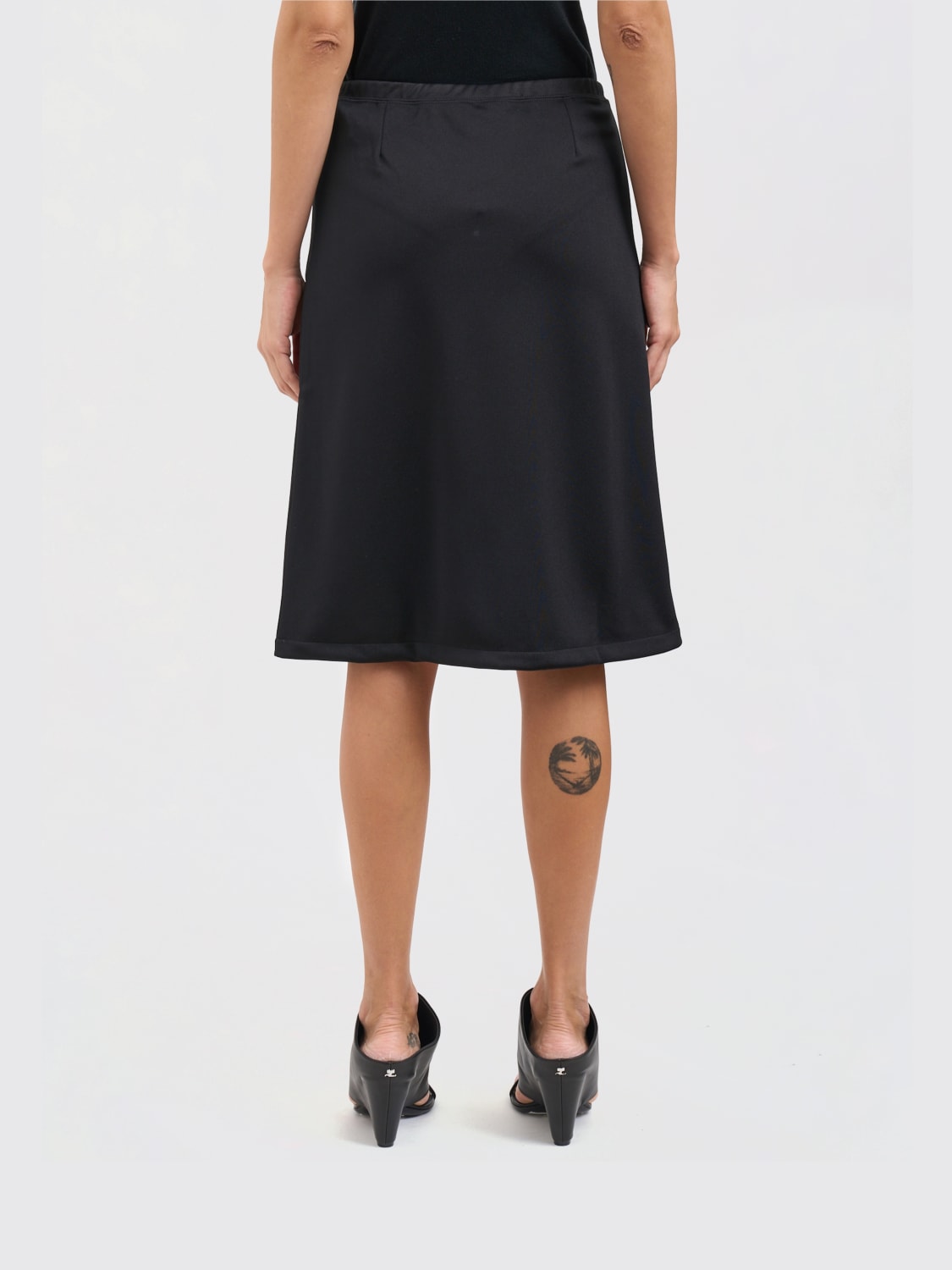 COURRÈGES SKIRT: Skirt woman CourrÈges, Black - Img 2