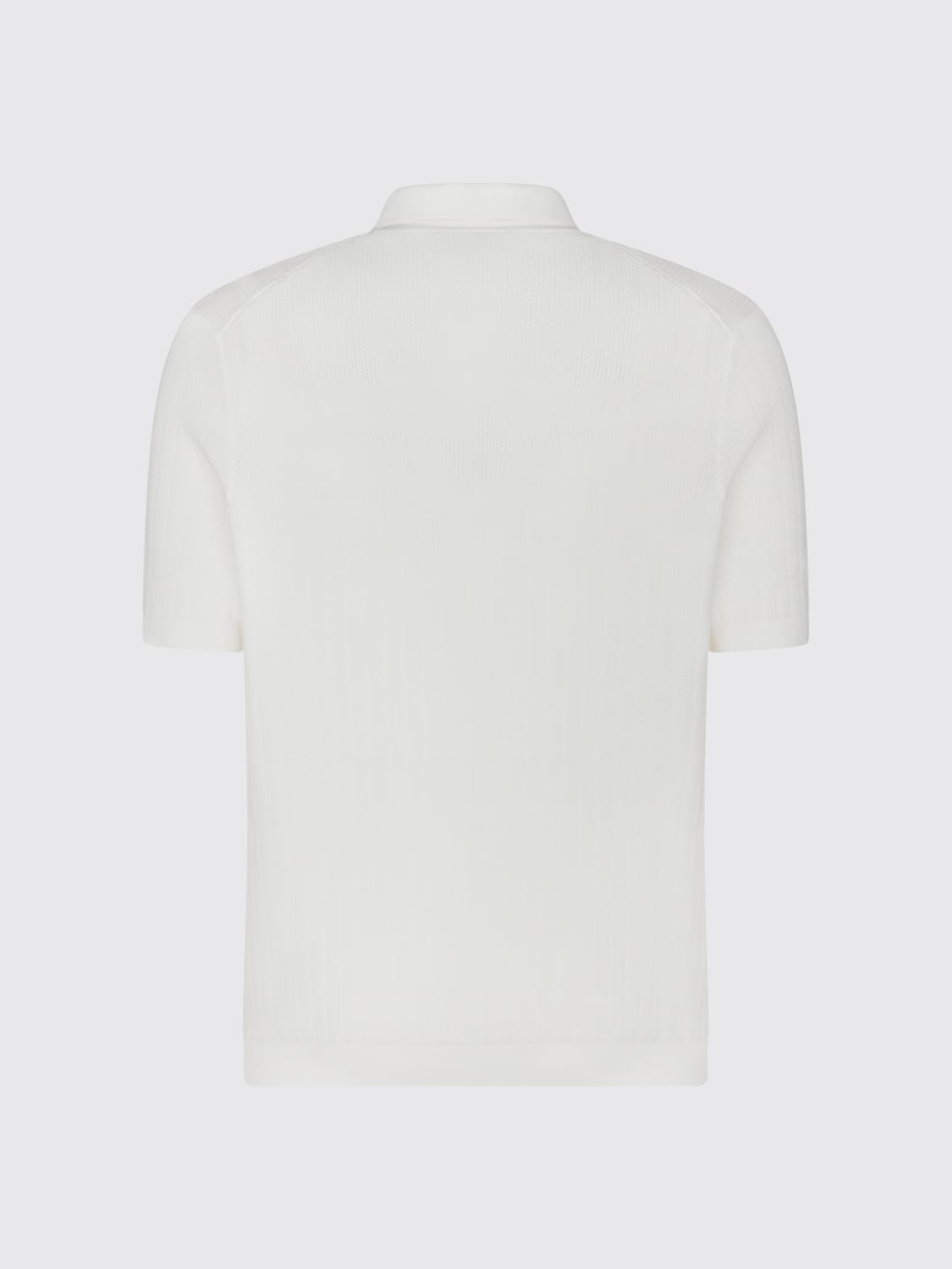 BRUNELLO CUCINELLI POLO: Polo homme Brunello Cucinelli, Blanc - Img 2