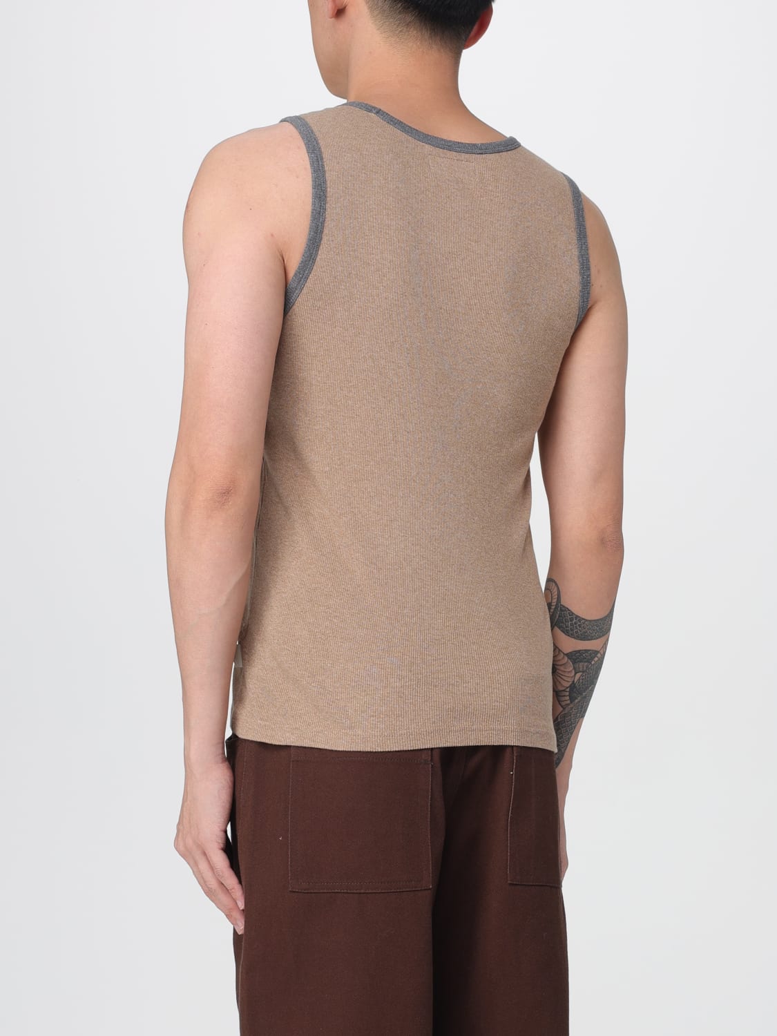 CARRER T-SHIRT: Tank top men Carrer, Beige - Img 3