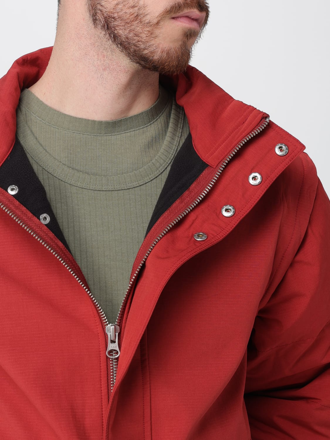 CARRER GIACCA: GIubbotto Carrer in misto cotone , Rosso - Img 4