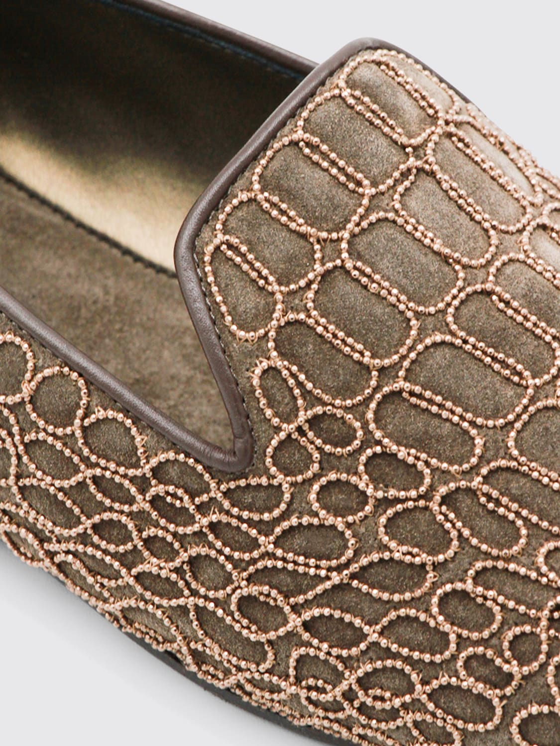 BRUNELLO CUCINELLI LOAFER: Loafer woman Brunello Cucinelli, Beige - Img 4