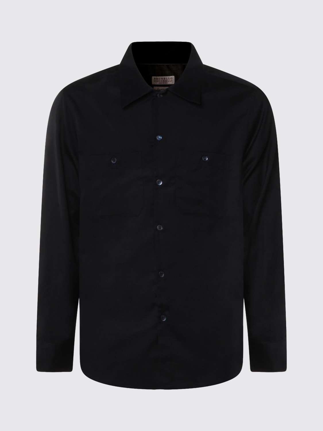 BRUNELLO CUCINELLI SHIRT: Shirt men Brunello Cucinelli, Blue - Img 1