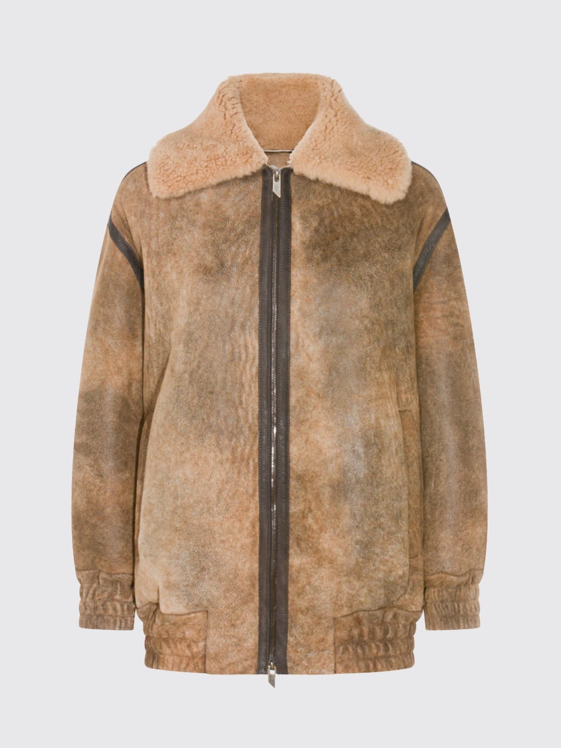 SALVATORE SANTORO CHAQUETA: Chaqueta mujer Salvatore Santoro, Marrón - Img 1