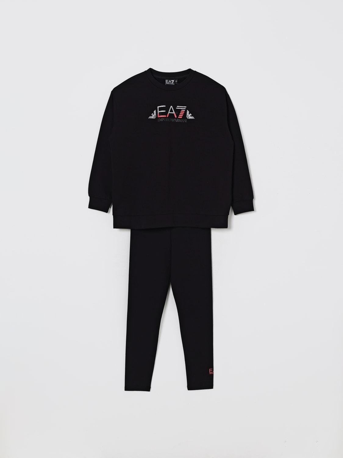 EA7 CO-ORD: Co-ord kids Ea7, Black - Img 1