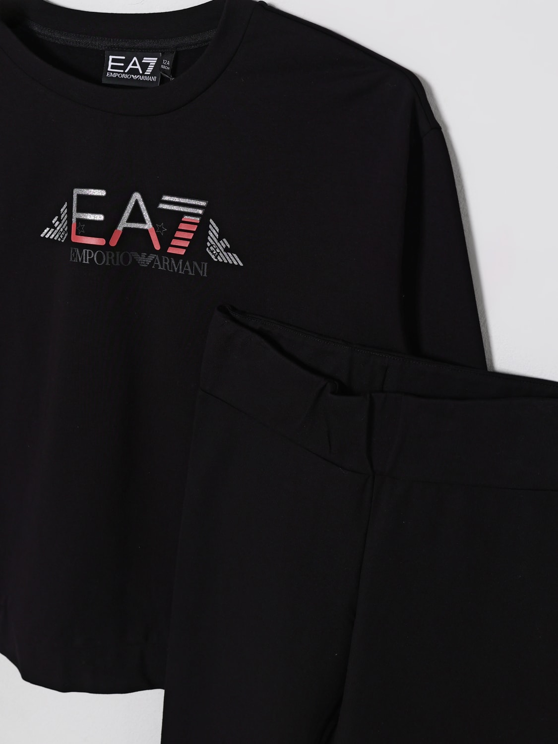EA7 CO-ORD: Co-ord kids Ea7, Black - Img 3