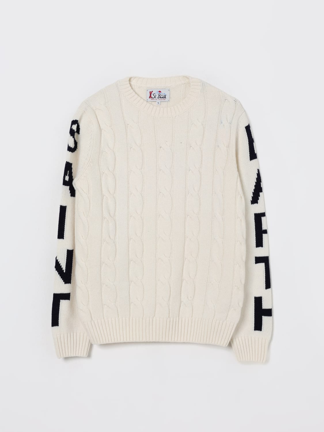 MC2 SAINT BARTH SWEATER: Sweater kids Mc2 Saint Barth, White - Img 1