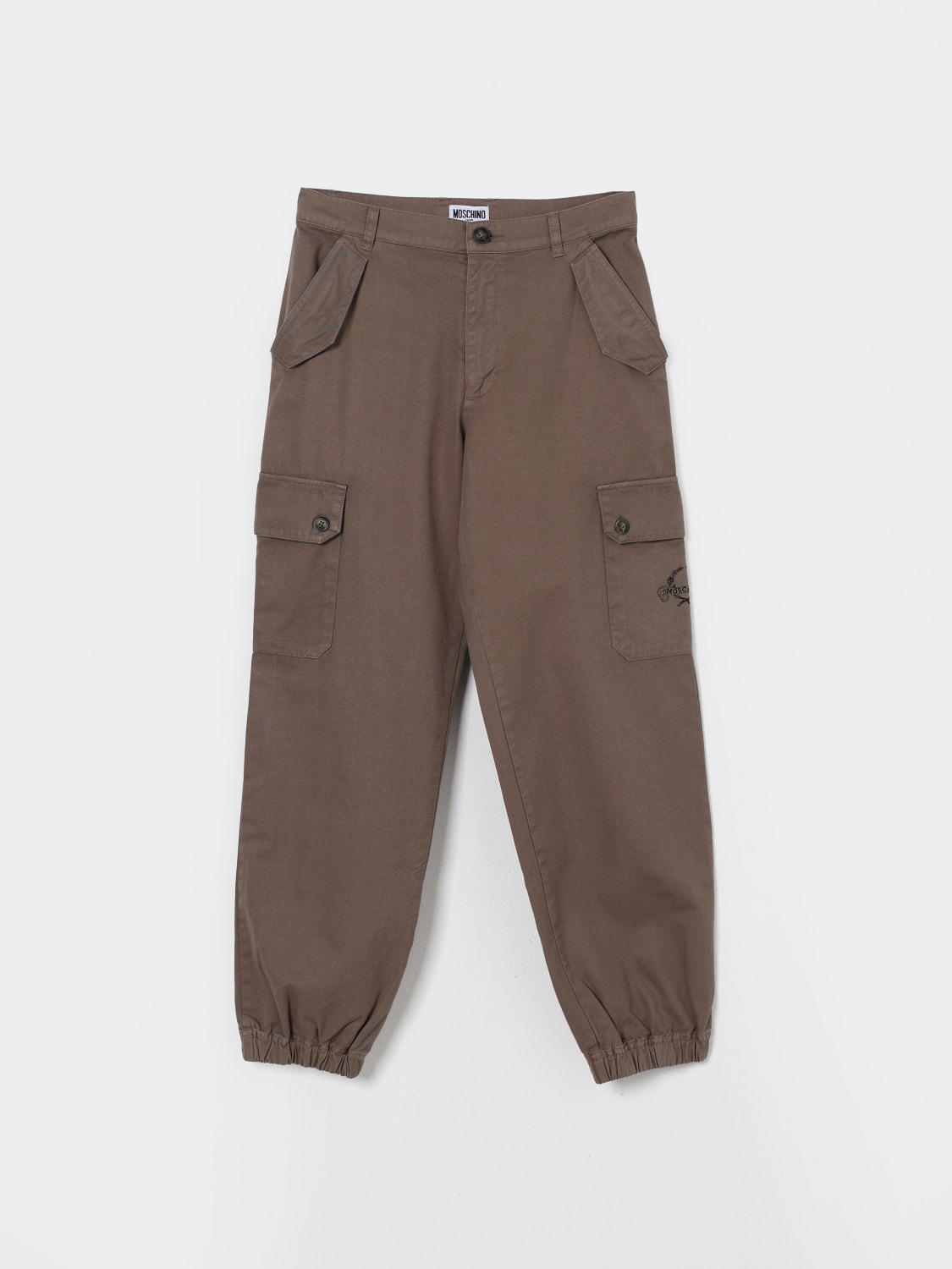 MOSCHINO PANTS: Pants kids Moschino, Mud - Img 1