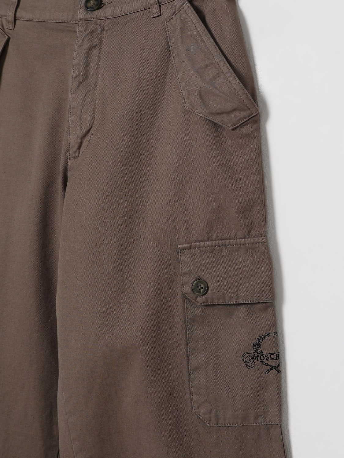 MOSCHINO PANTS: Pants kids Moschino, Mud - Img 3