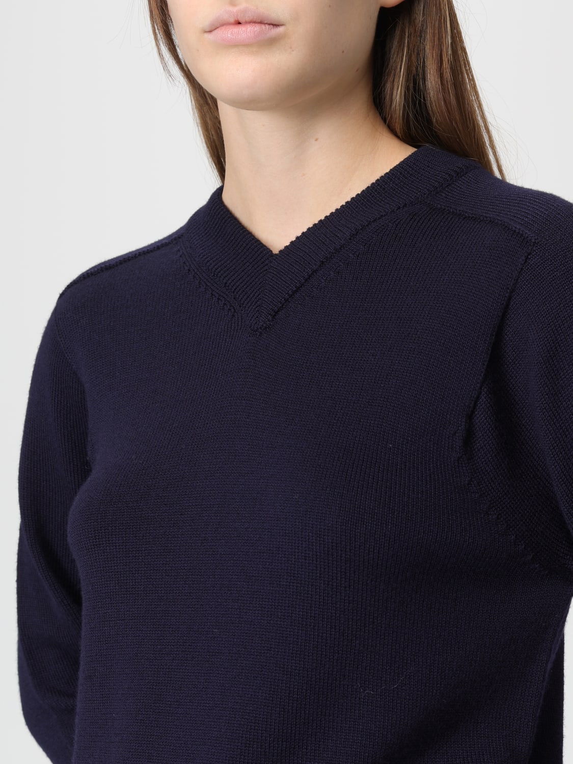 STUDIO NICHOLSON PULL: Pull femme Studio Nicholson, Bleu Marine - Img 3