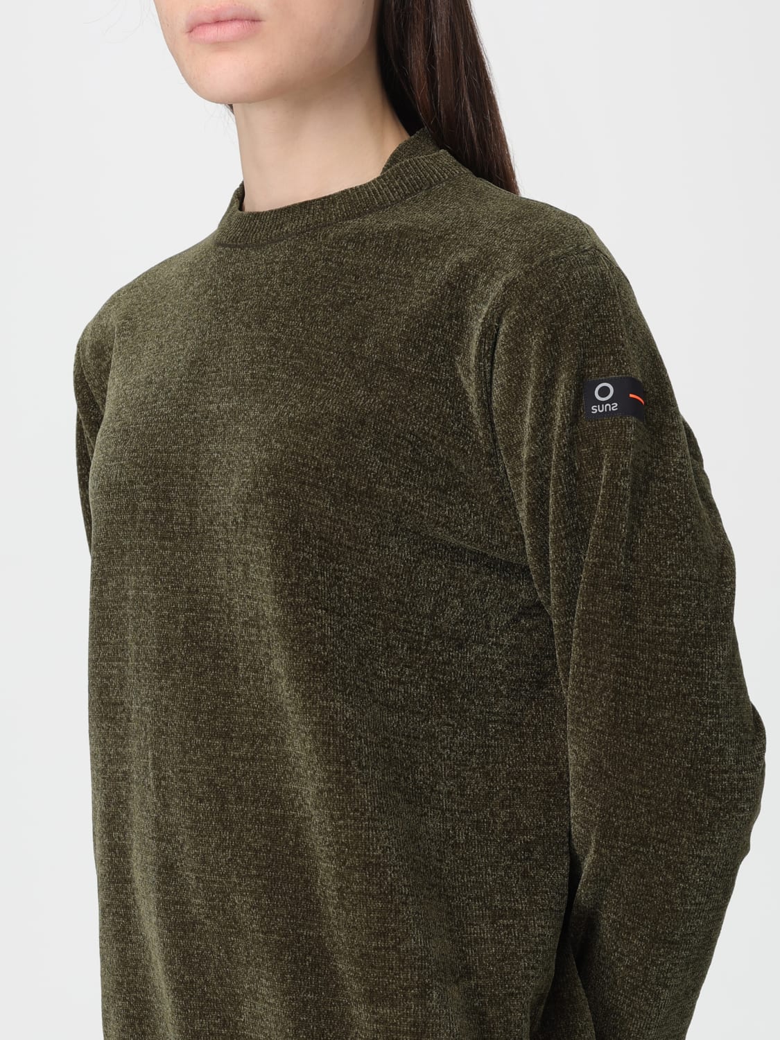 SUNS BOARDS SWEATER: Sweater woman Suns Boards, Green - Img 3