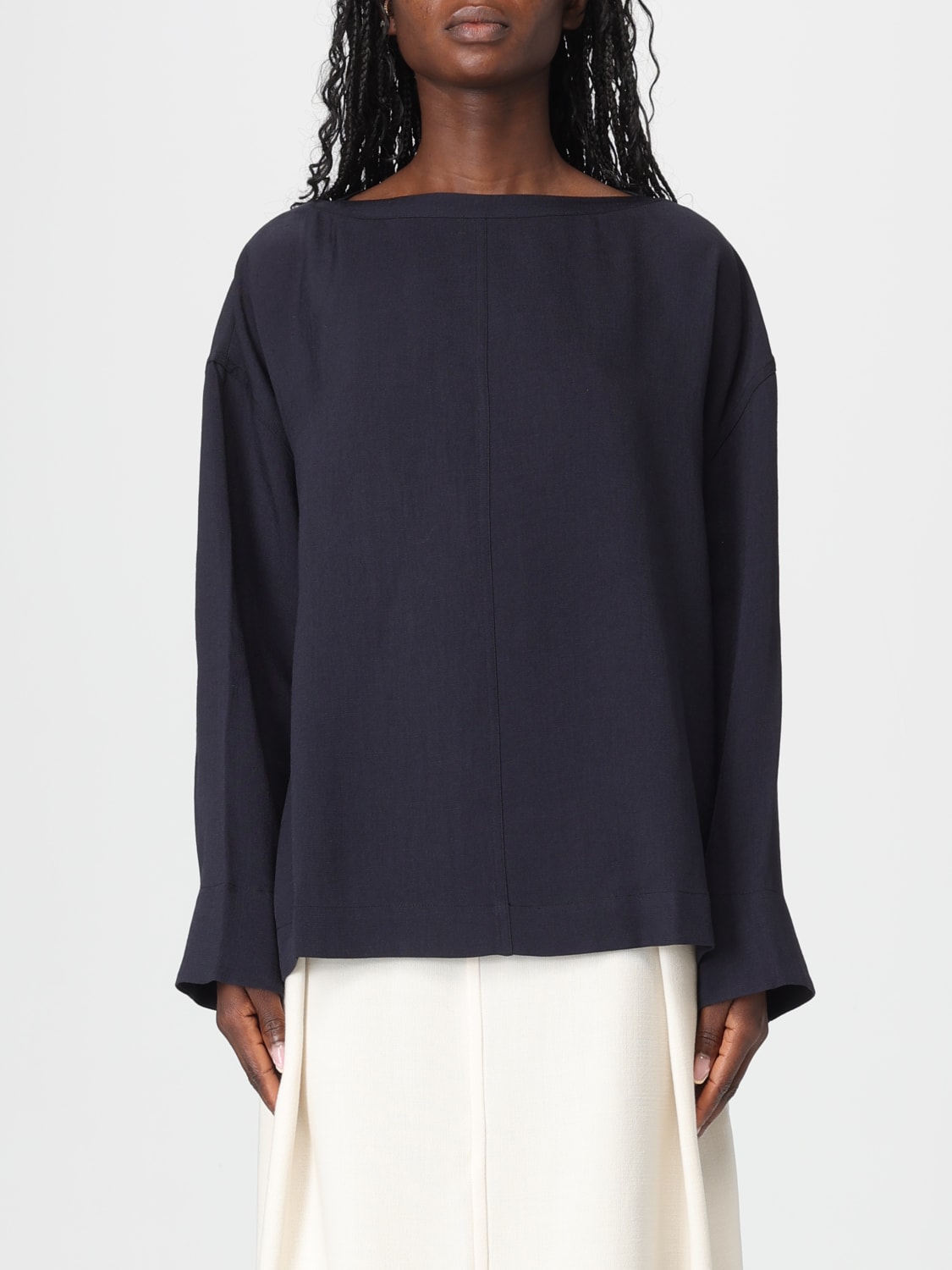 STUDIO NICHOLSON TOP: Top mujer Studio Nicholson, Azul Marino - Img 1