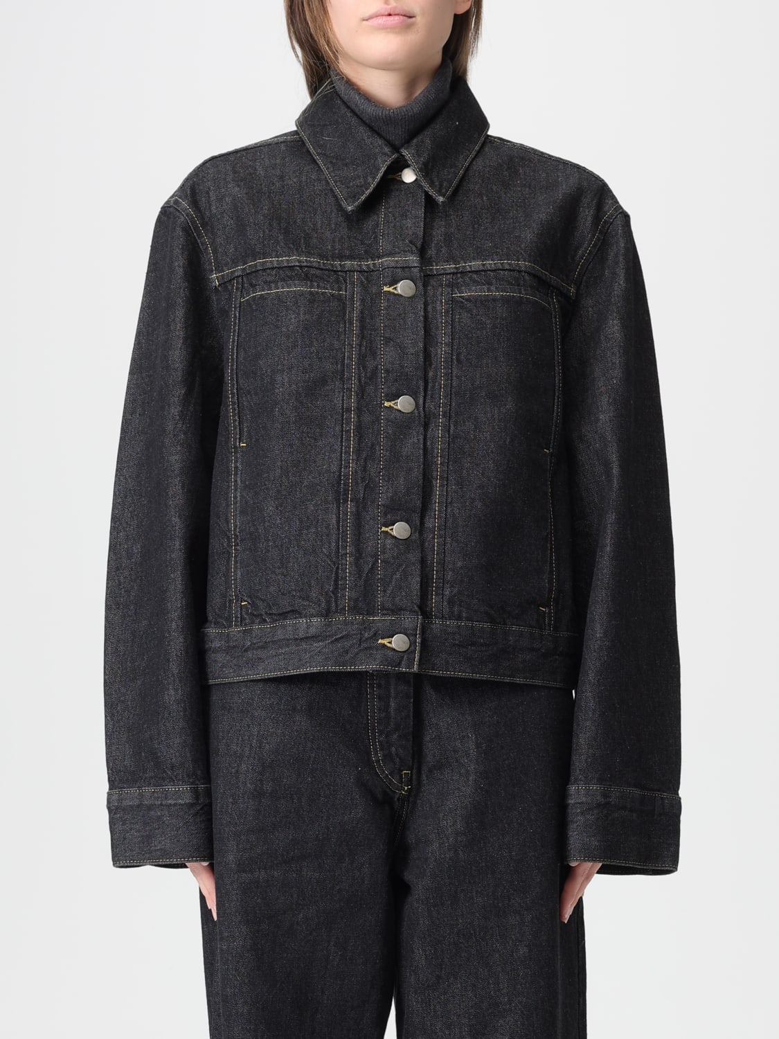 STUDIO NICHOLSON JACKET: Jacket woman Studio Nicholson, Black - Img 1