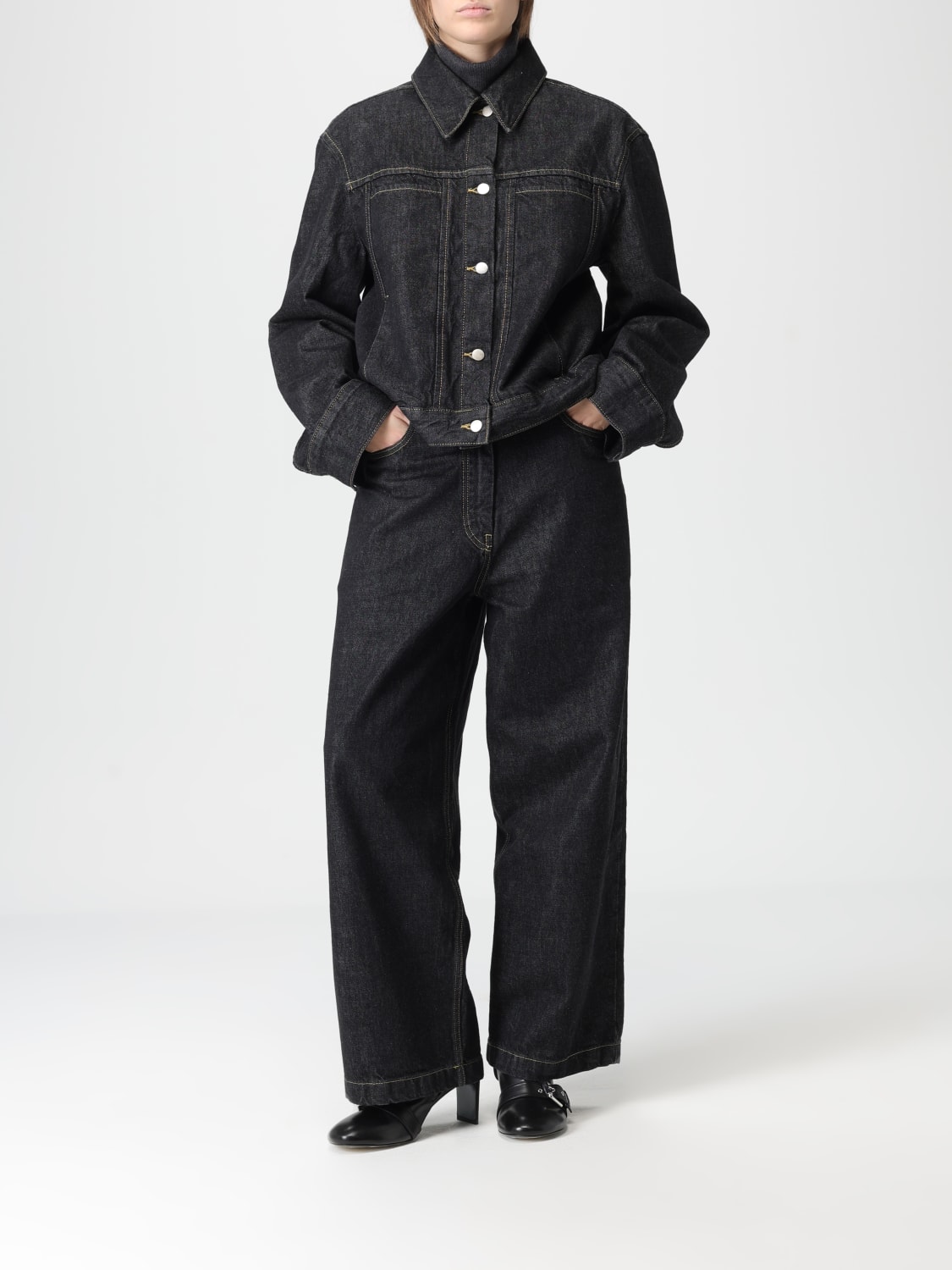 STUDIO NICHOLSON JACKET: Jacket woman Studio Nicholson, Black - Img 2