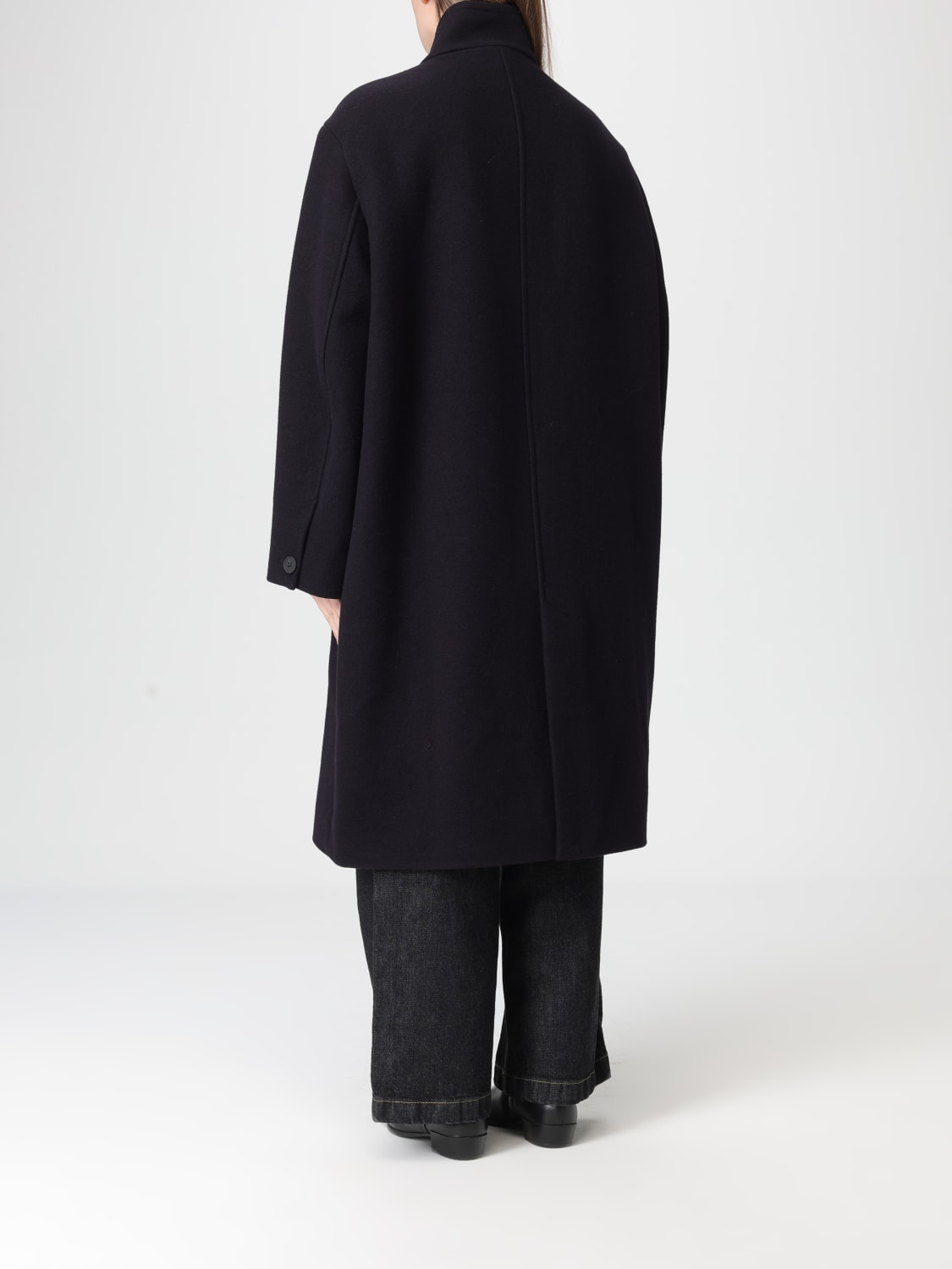 STUDIO NICHOLSON MANTEAU: Manteau femme Studio Nicholson, Bleu Marine - Img 3