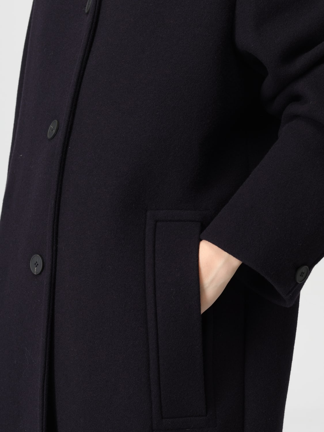 STUDIO NICHOLSON MANTEAU: Manteau femme Studio Nicholson, Bleu Marine - Img 5