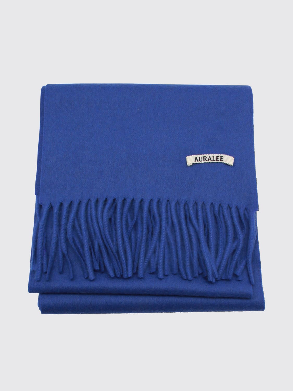 AURALEE SCARF: Scarf men Auralee, Blue - Img 1