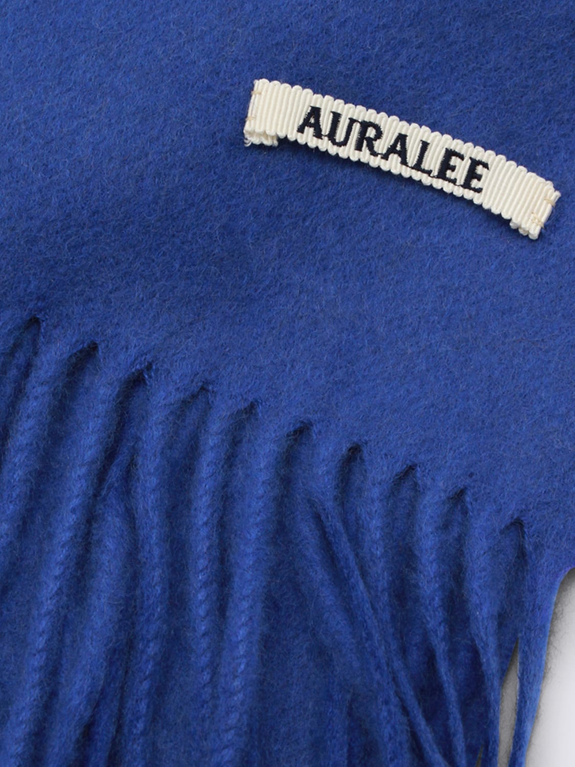 AURALEE SCARF: Scarf men Auralee, Blue - Img 2