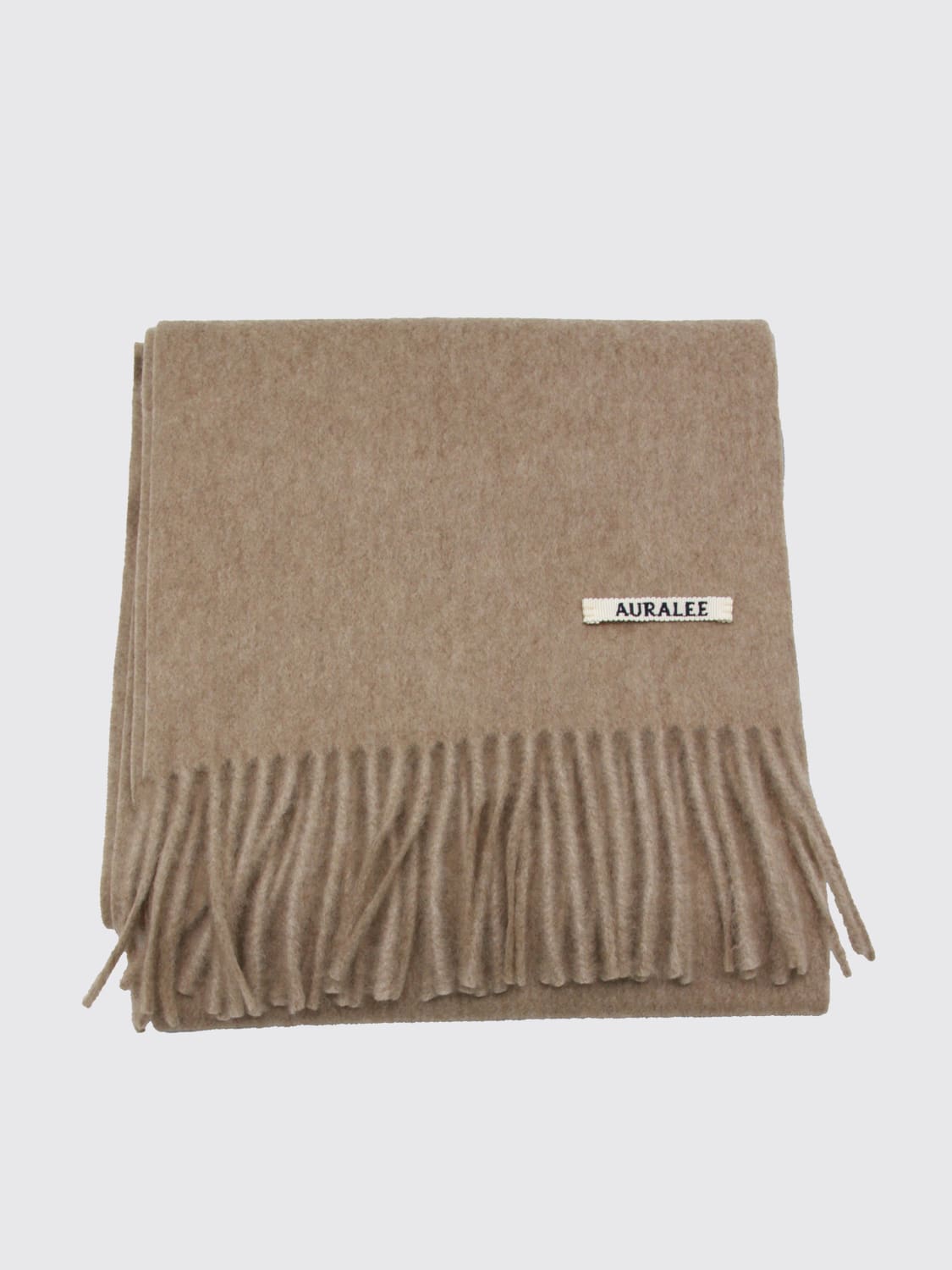 AURALEE SCARF: Scarf men Auralee, Brown - Img 1