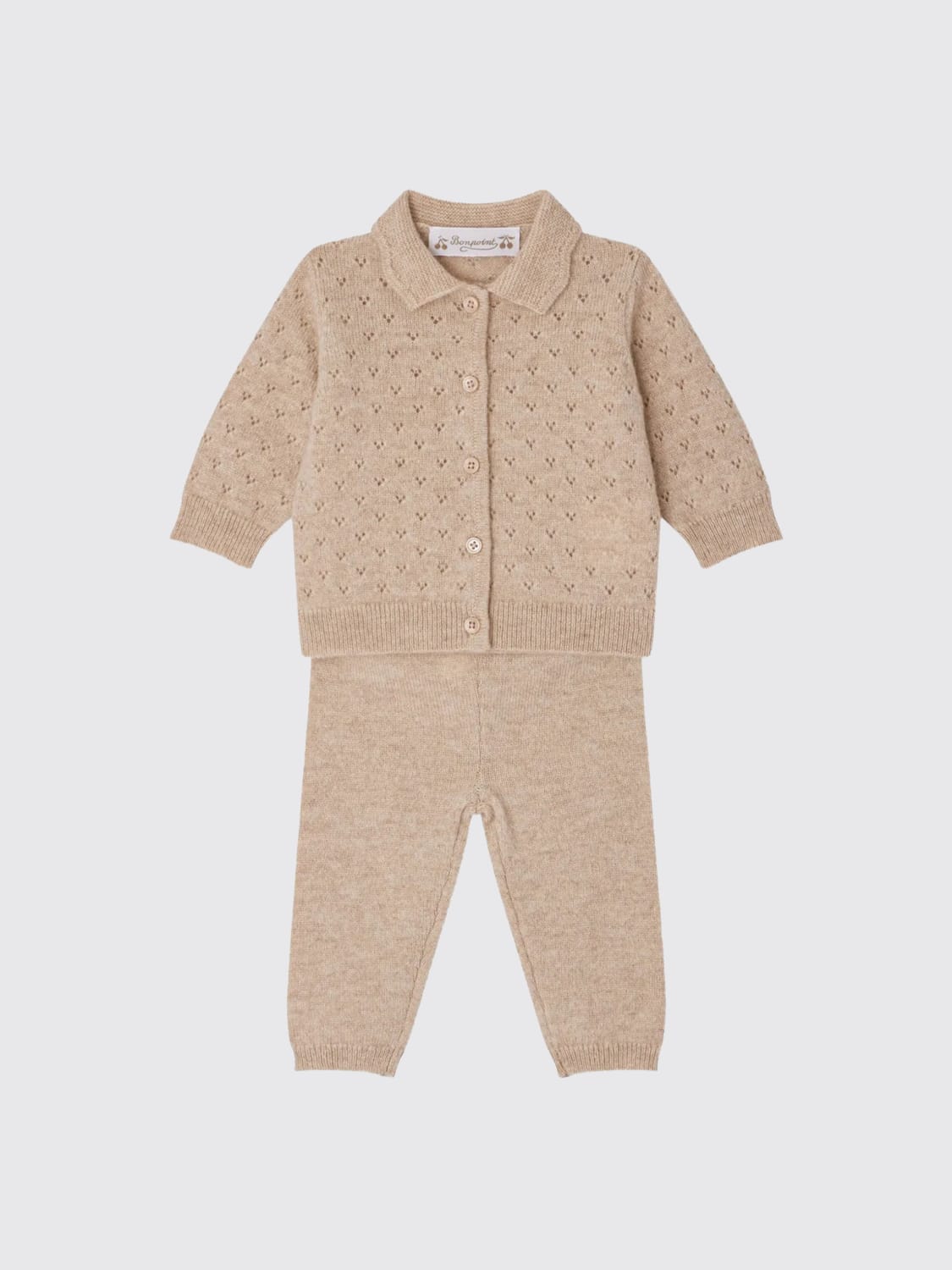 BONPOINT JUMPSUIT: Jumpsuit kids Bonpoint, Brown - Img 1