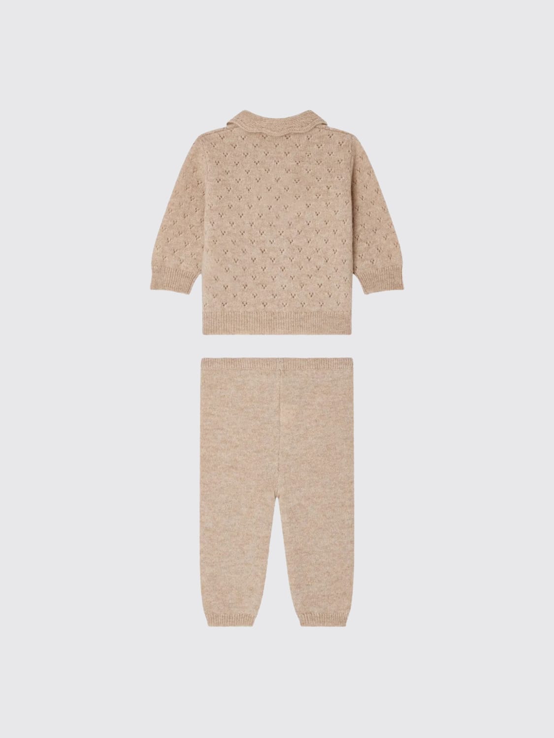 BONPOINT JUMPSUIT: Jumpsuit kids Bonpoint, Brown - Img 2