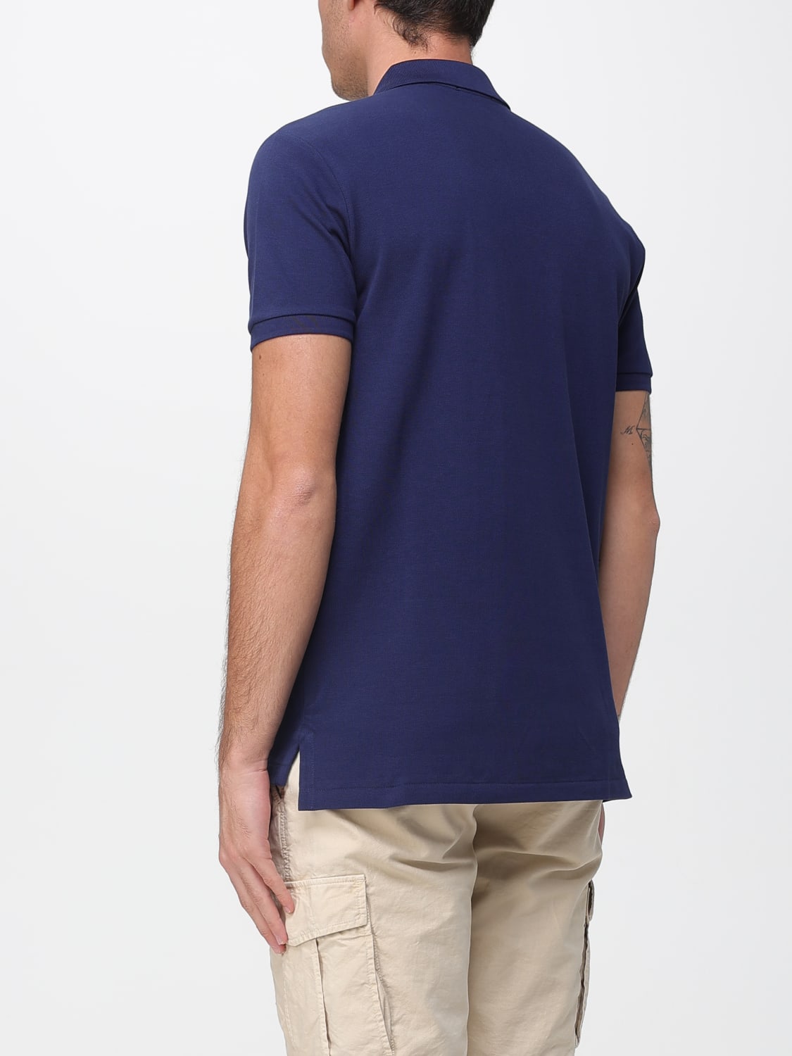 POLO RALPH LAUREN POLO: Polo in cotone con logo Pony Polo Ralph Lauren, Blue - Img 2