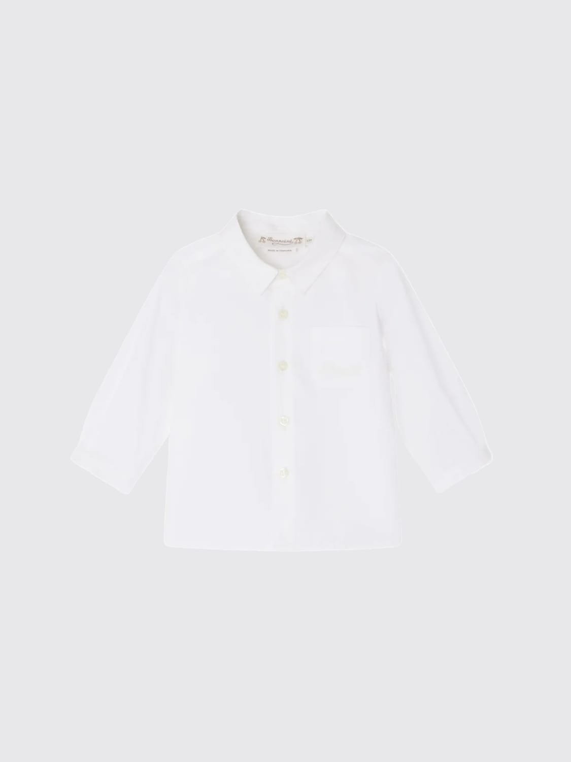 BONPOINT CAMICIA: Camicia in popeline di cotone Bonpoint, Bianco - Img 1