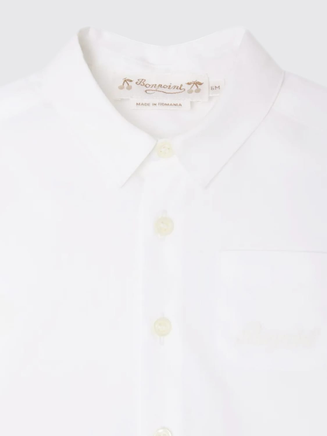 BONPOINT CAMICIA: Camicia in popeline di cotone Bonpoint, Bianco - Img 3