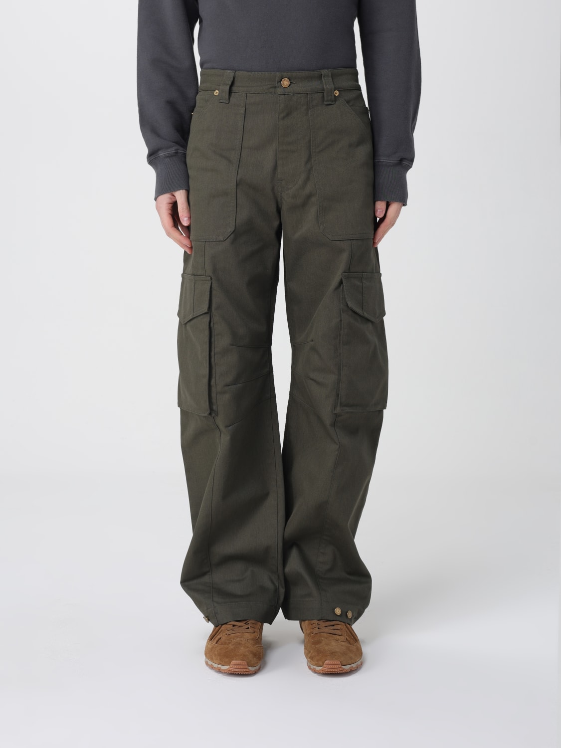 GOLDEN GOOSE PANTS: Pants men Golden Goose, Green - Img 1