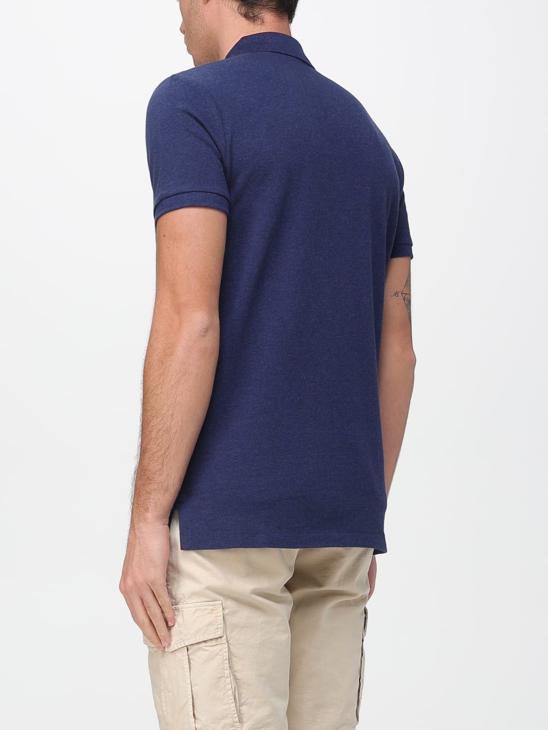 POLO RALPH LAUREN POLO: Polo in cotone con logo Pony Polo Ralph Lauren, Blue - Img 2