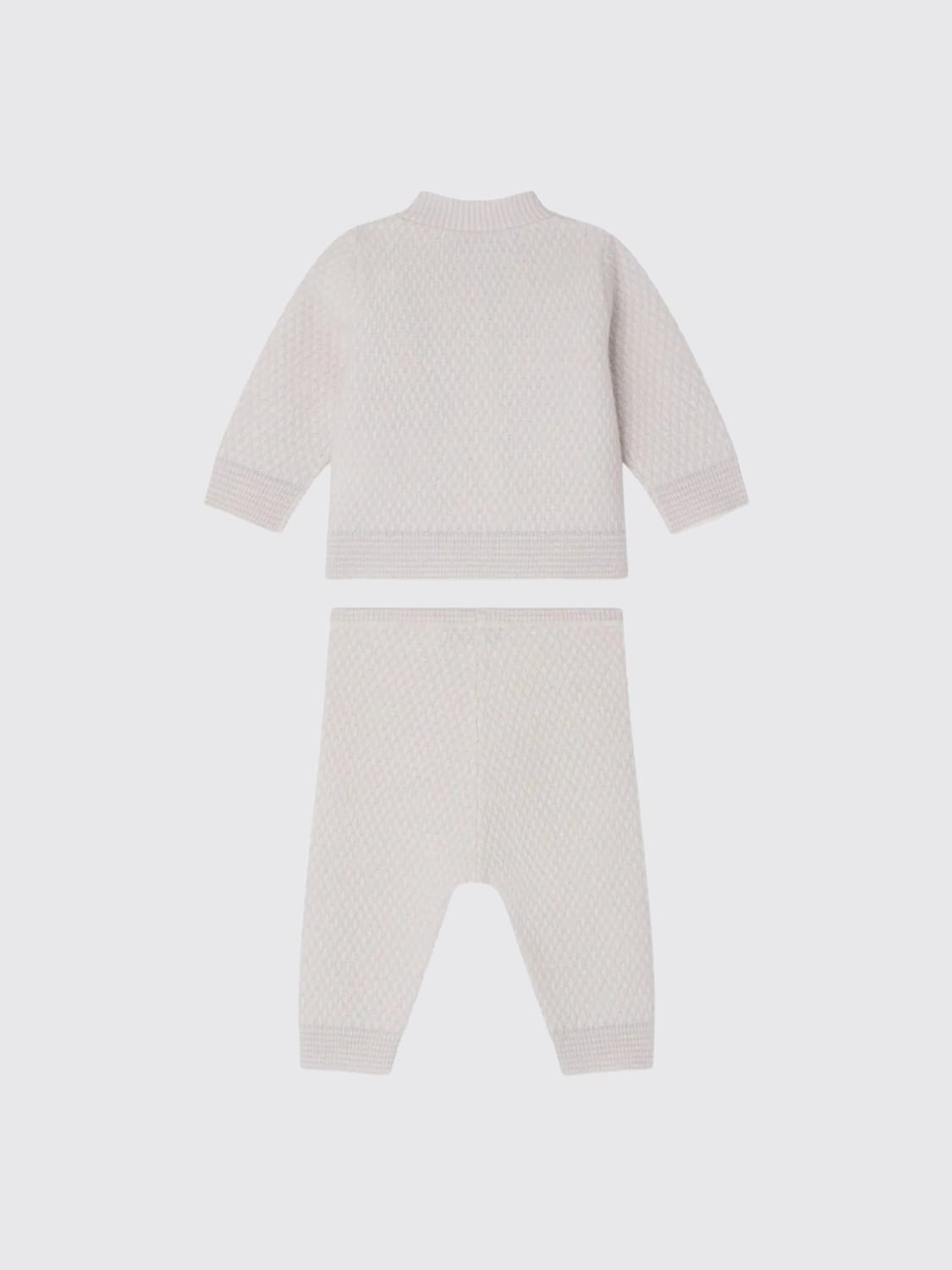 BONPOINT JUMPSUIT: Romper kids Bonpoint, Grey - Img 2