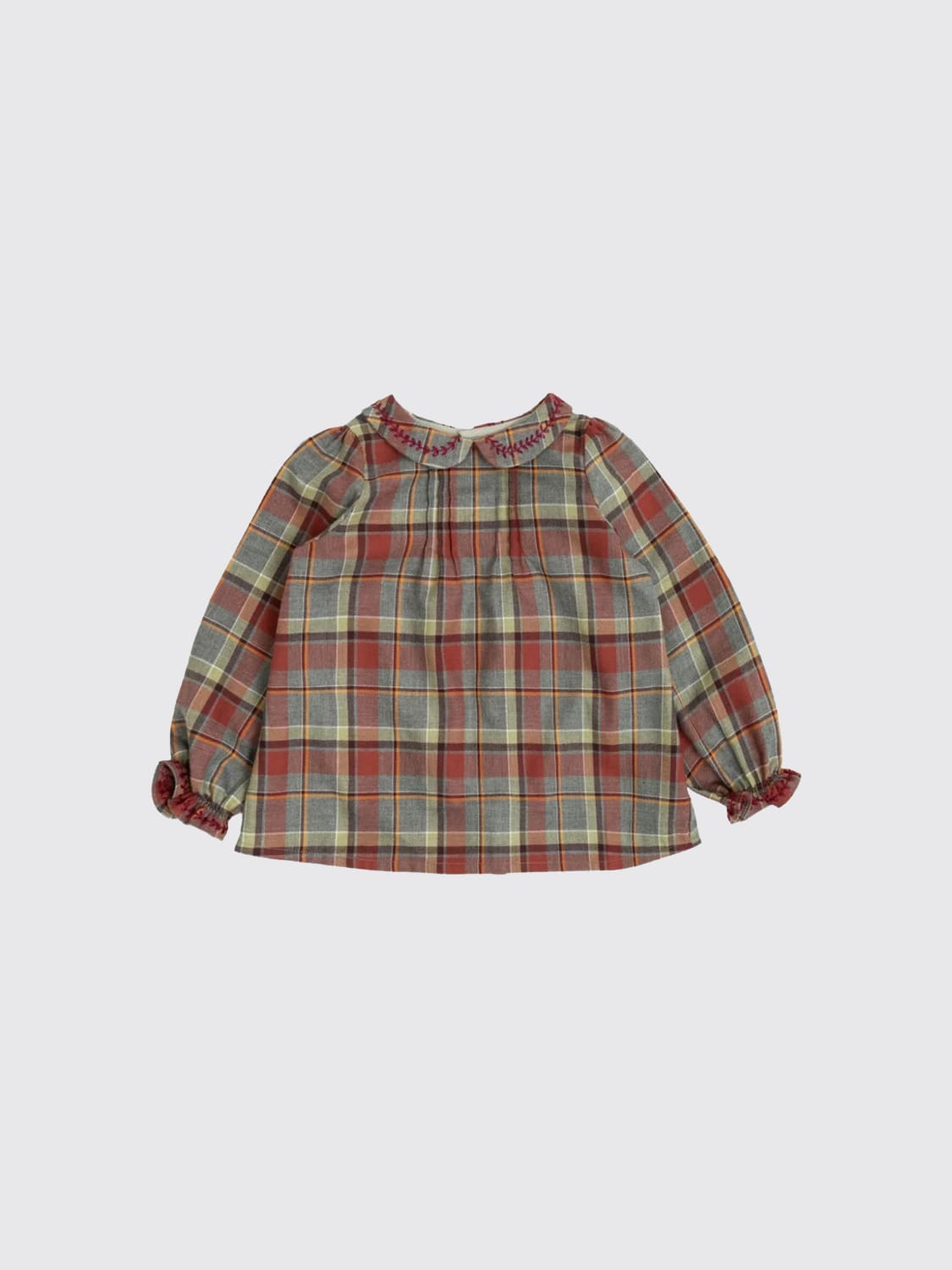 BONPOINT SHIRT: Sweater kids Bonpoint, Burgundy - Img 1