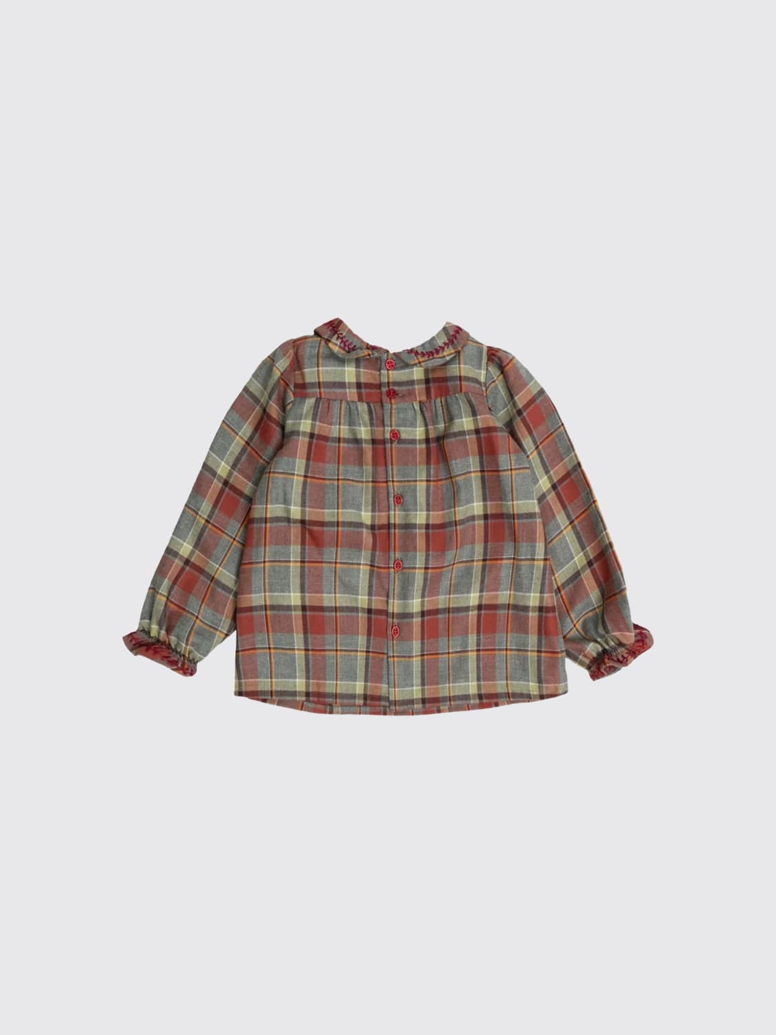 BONPOINT SHIRT: Sweater kids Bonpoint, Burgundy - Img 2