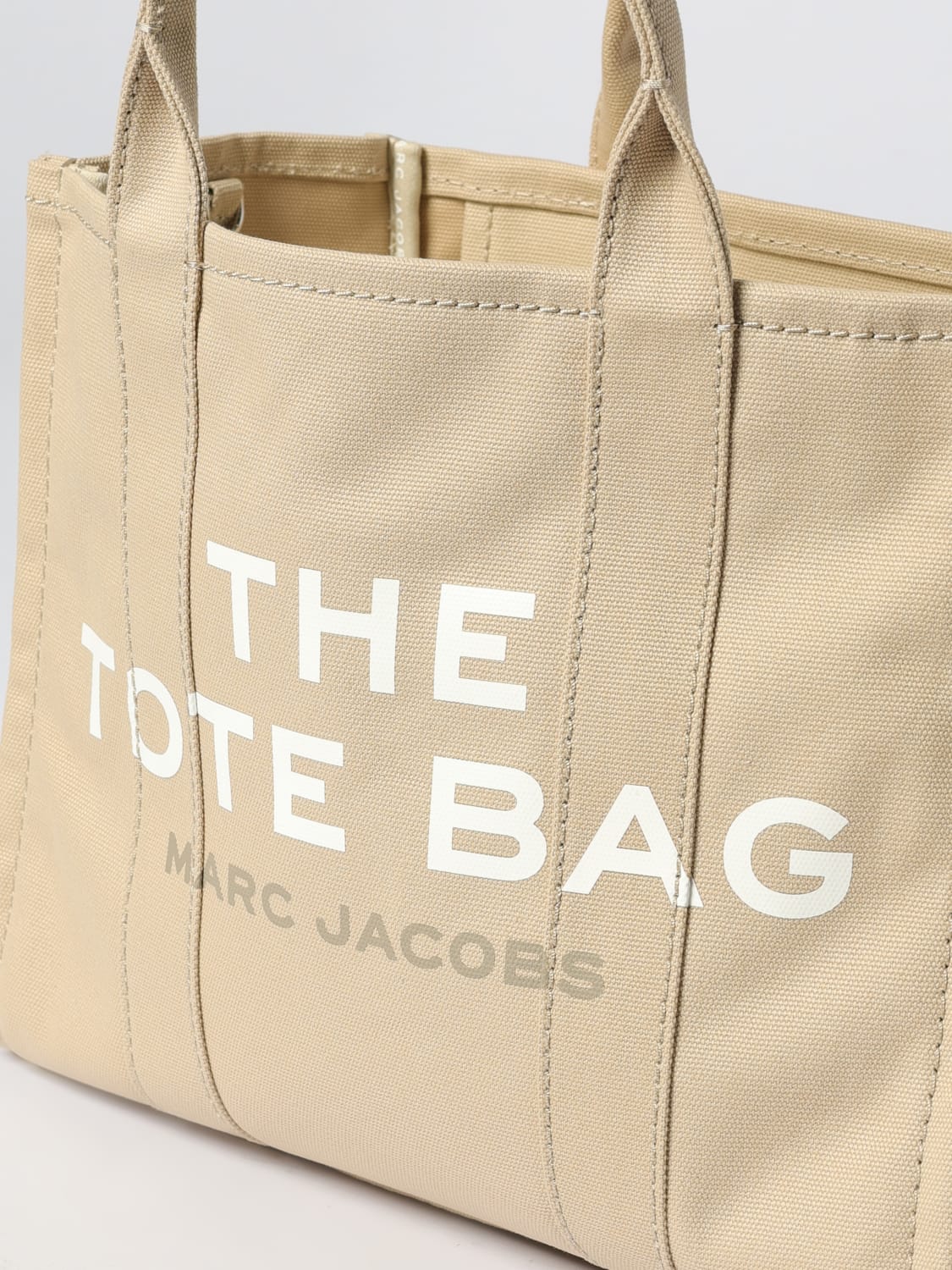 MARC JACOBS SAC CABAS: Sac porté épaule femme Marc Jacobs, Beige - Img 3