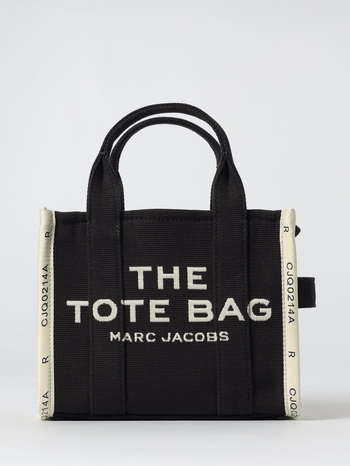 MARC JACOBS BORSA TOTE: Borsa The Tote Bag Marc Jacobs piccola in canvas , Nero - Img 1